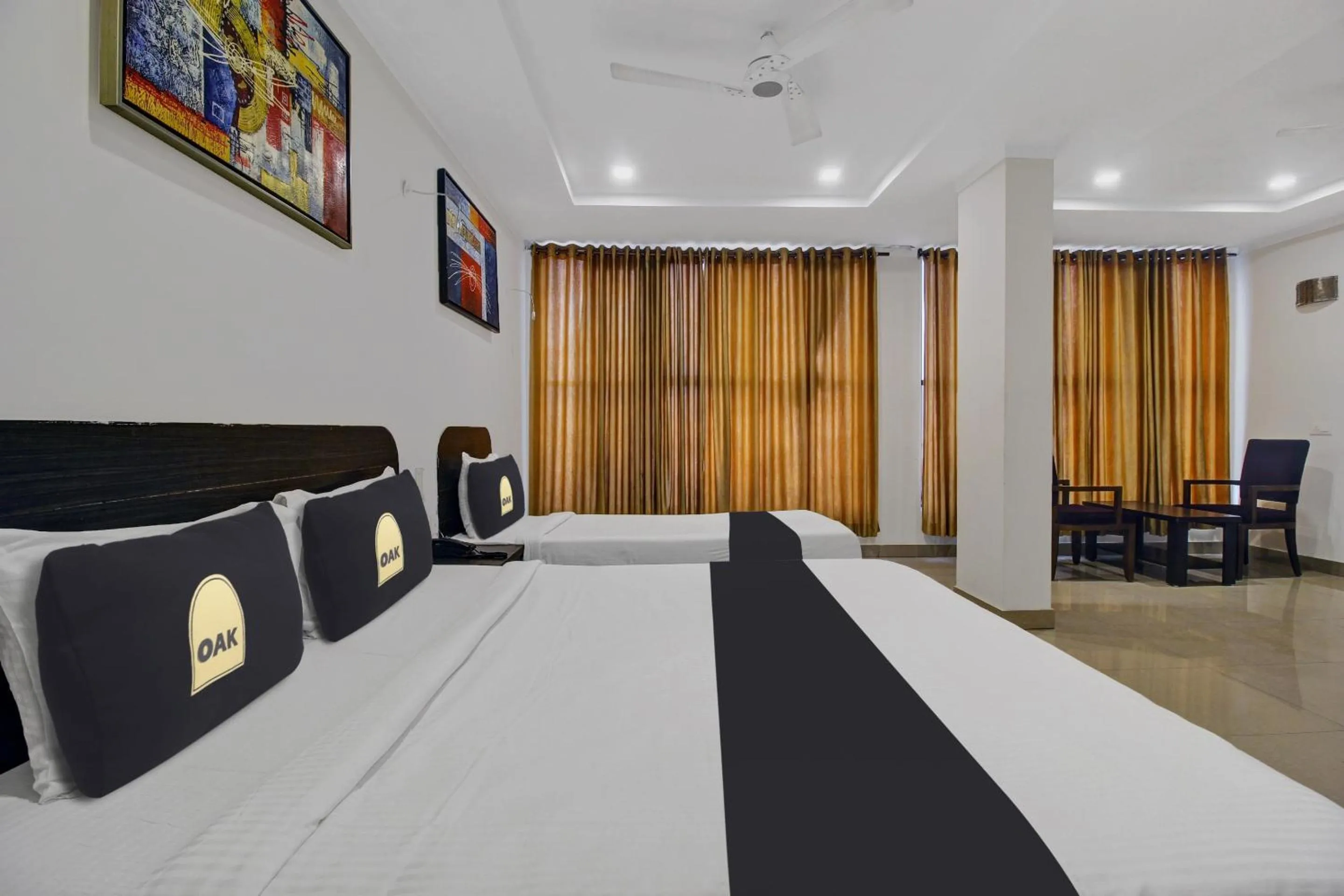 Bedroom, Bed in Super Townhouse Oak LB Nagar Ramoji