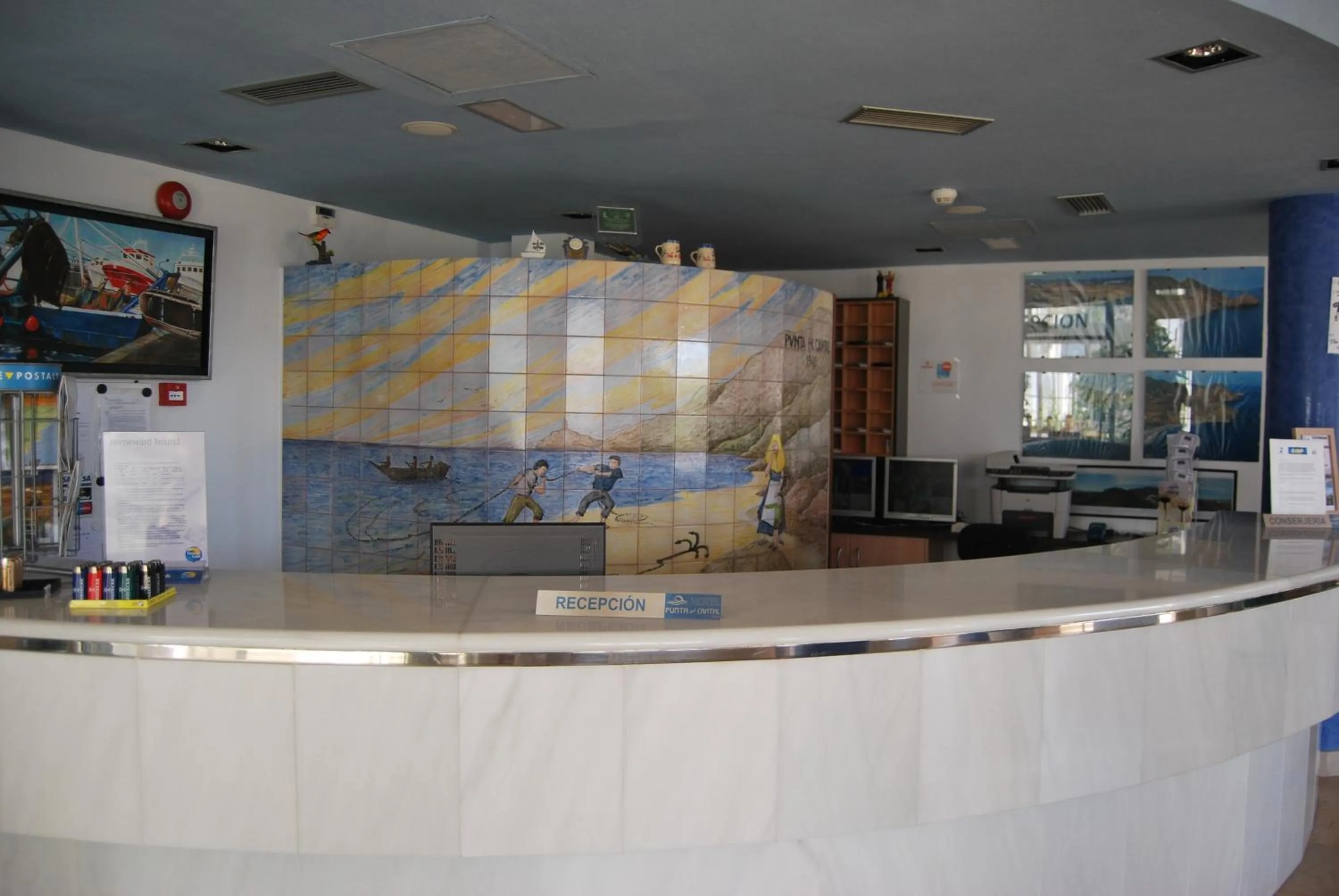 Lobby or reception in Hotel Punta del Cantal