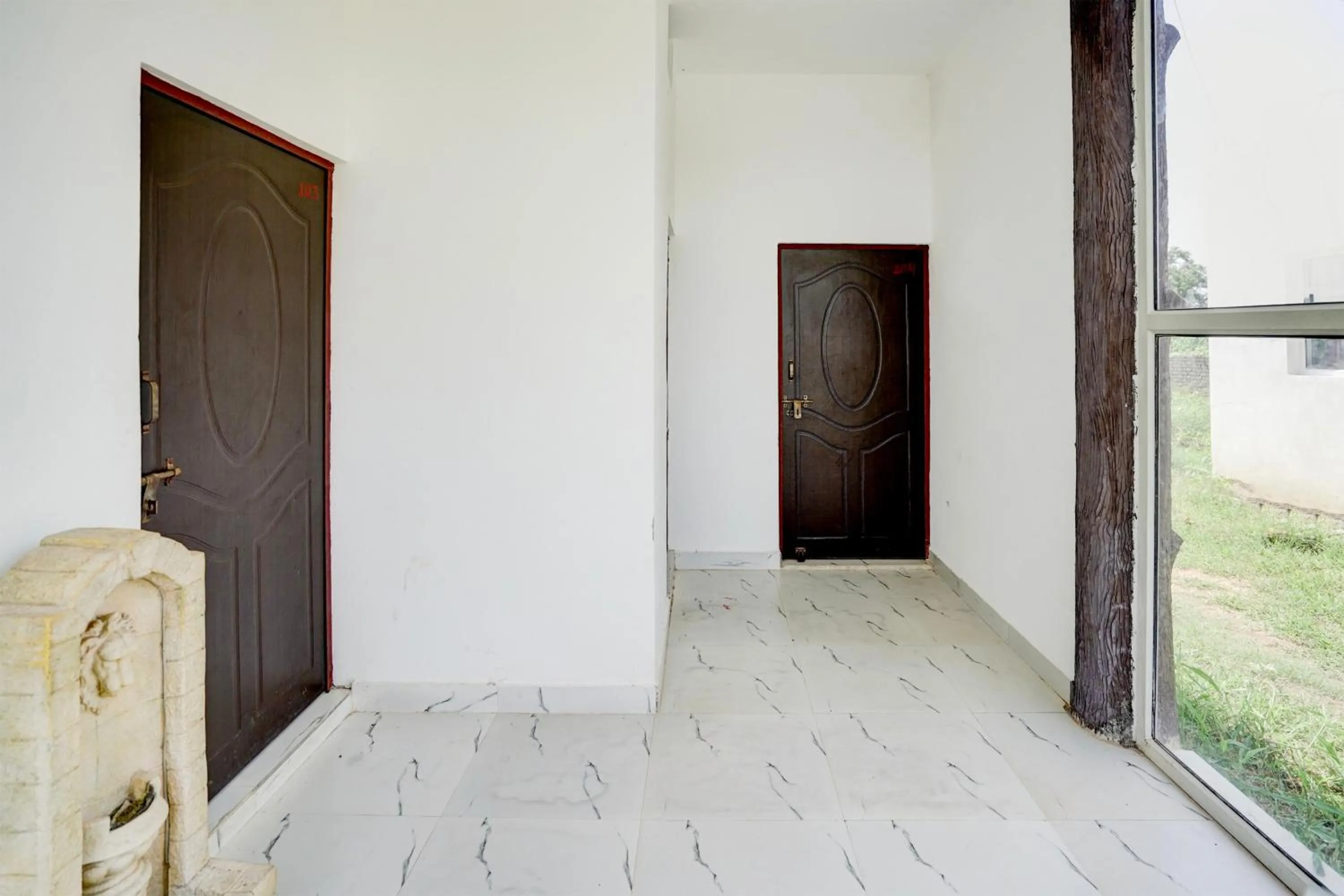 Lobby or reception in Hotel O Krishna Manu Palace