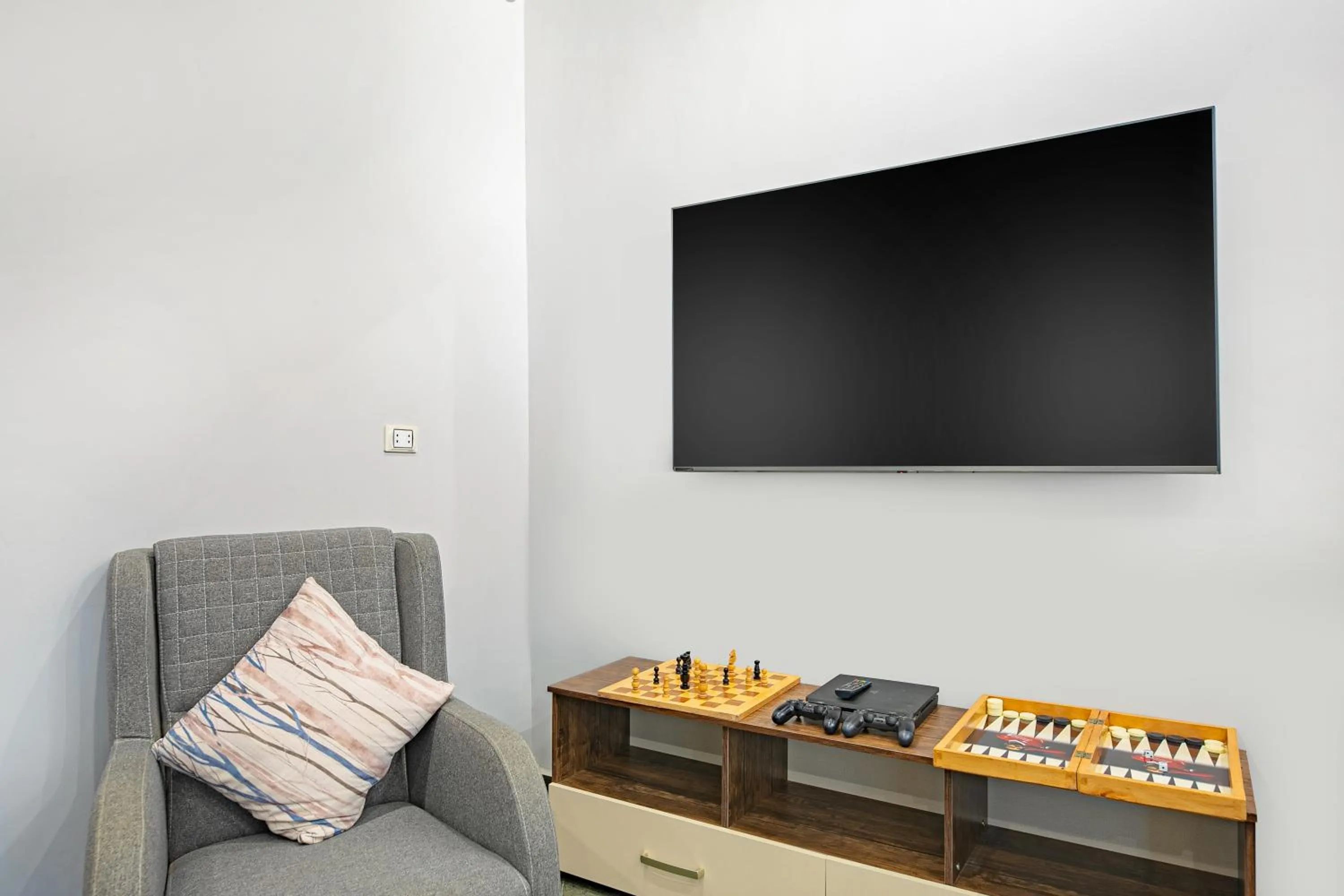 Living room in Bedcoin Hostel