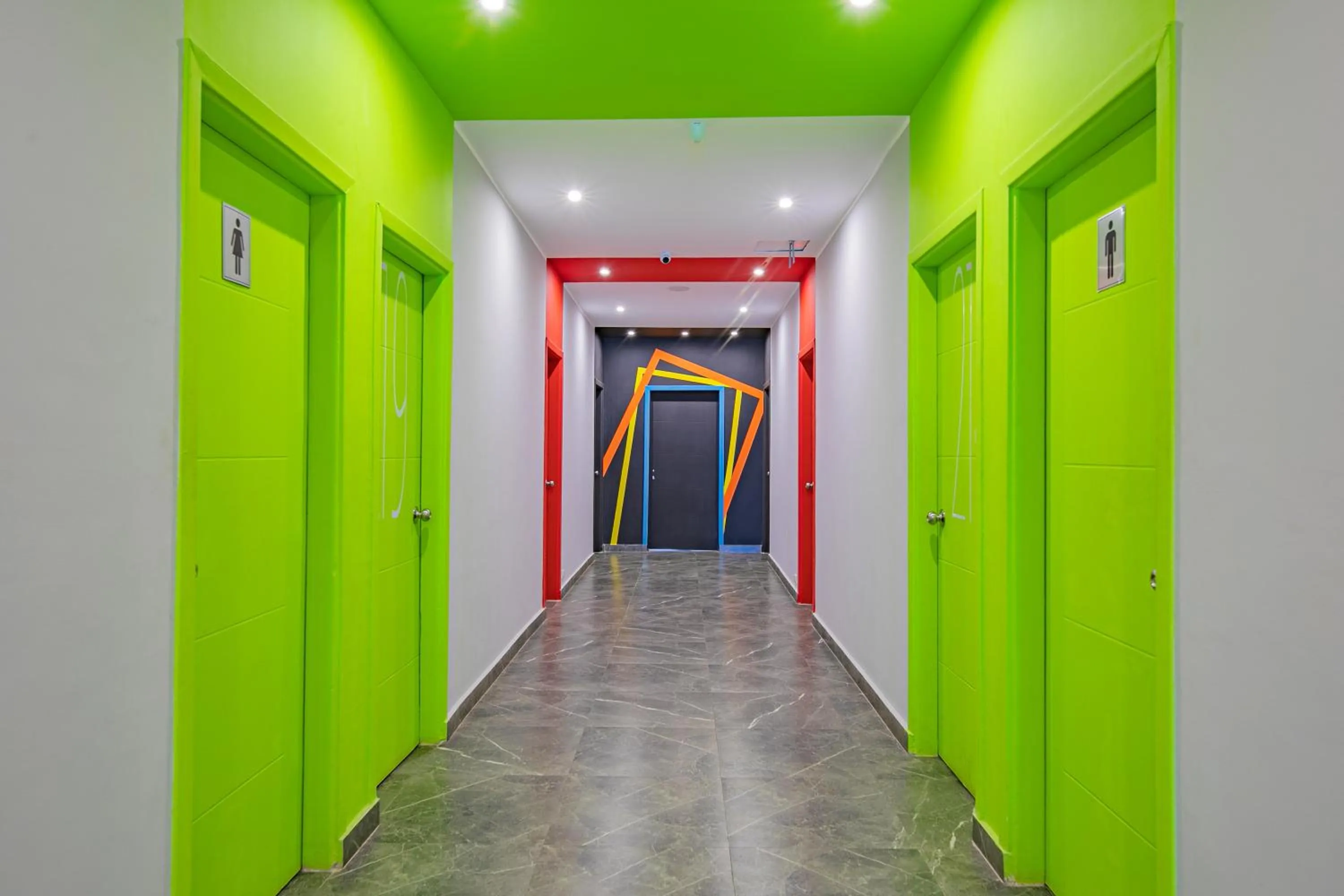 Floor plan in Bedcoin Hostel