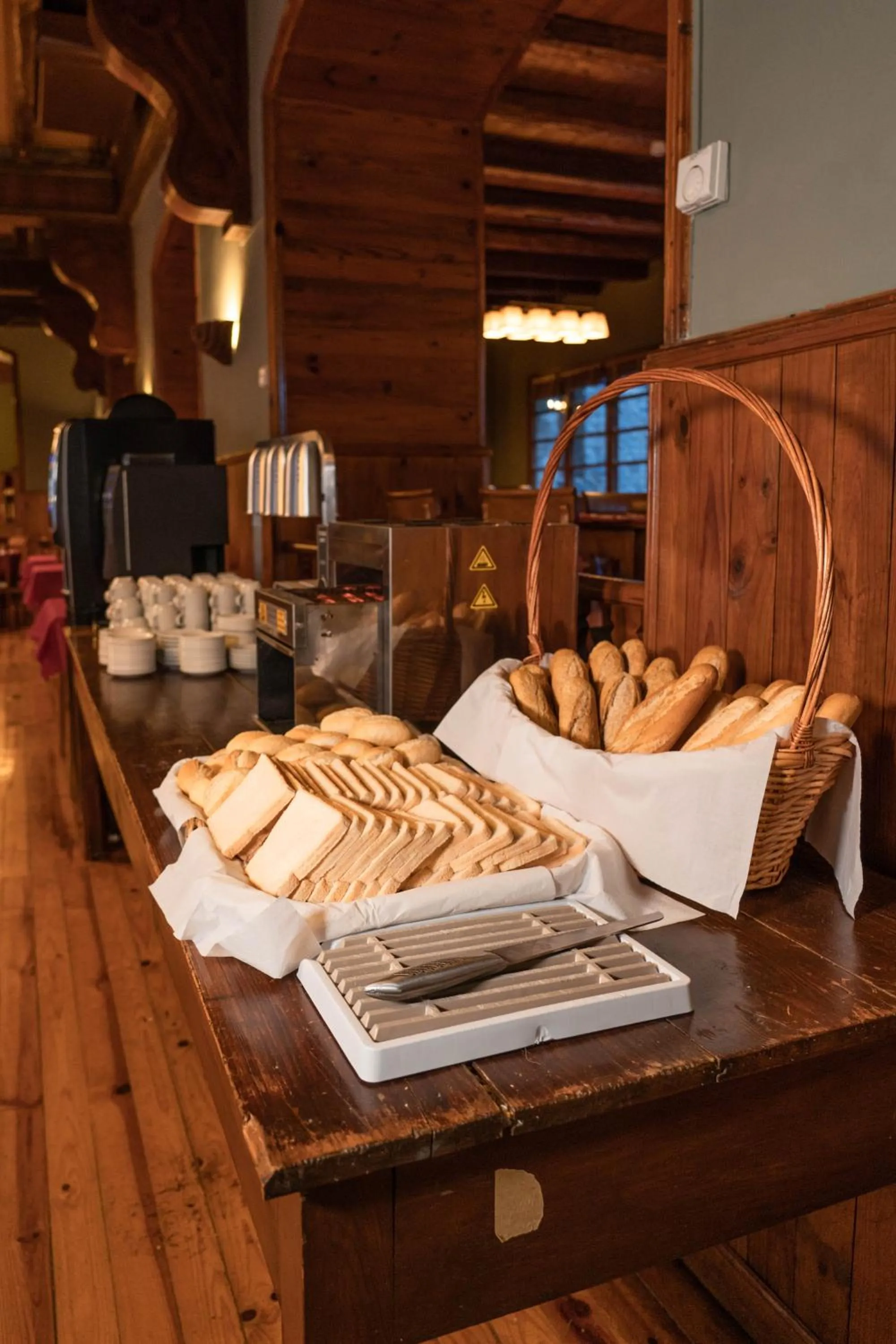 Buffet breakfast in Hotel Caldas