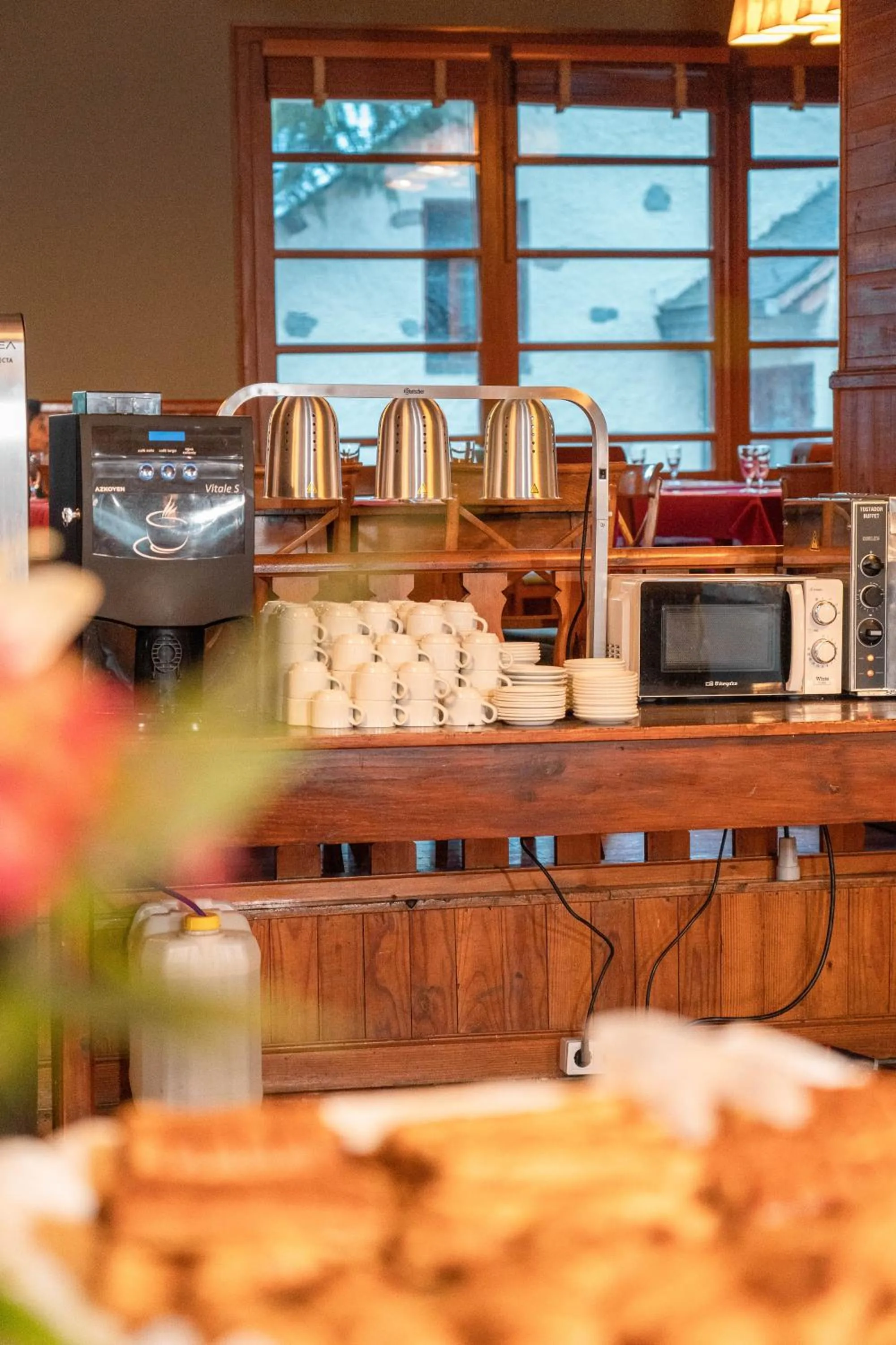 Buffet breakfast in Hotel Caldas