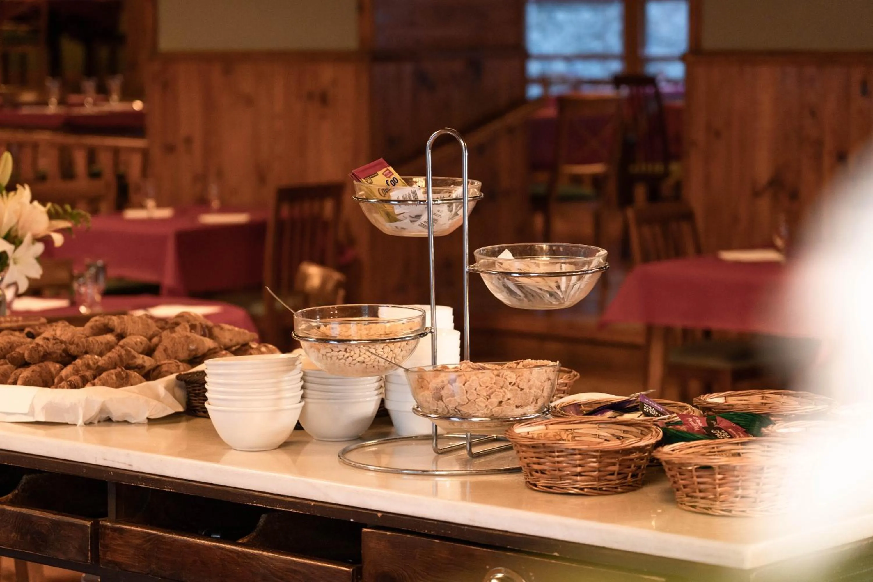 Buffet breakfast in Hotel Caldas