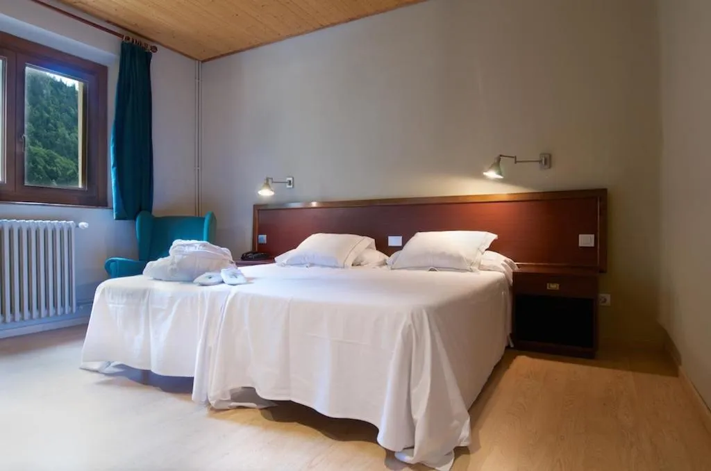 Bed in Hotel Manantial