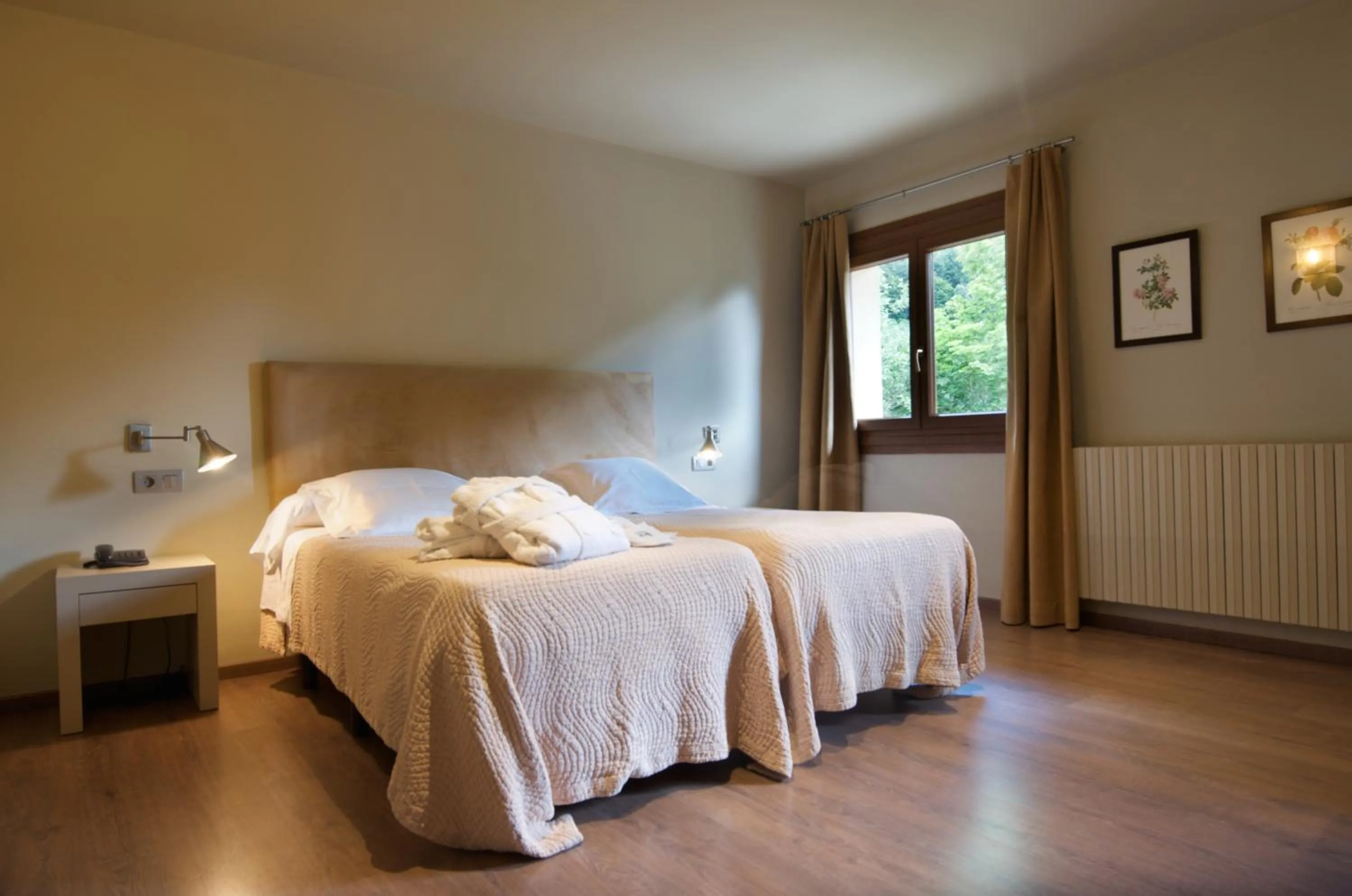 Bed in Hotel Manantial