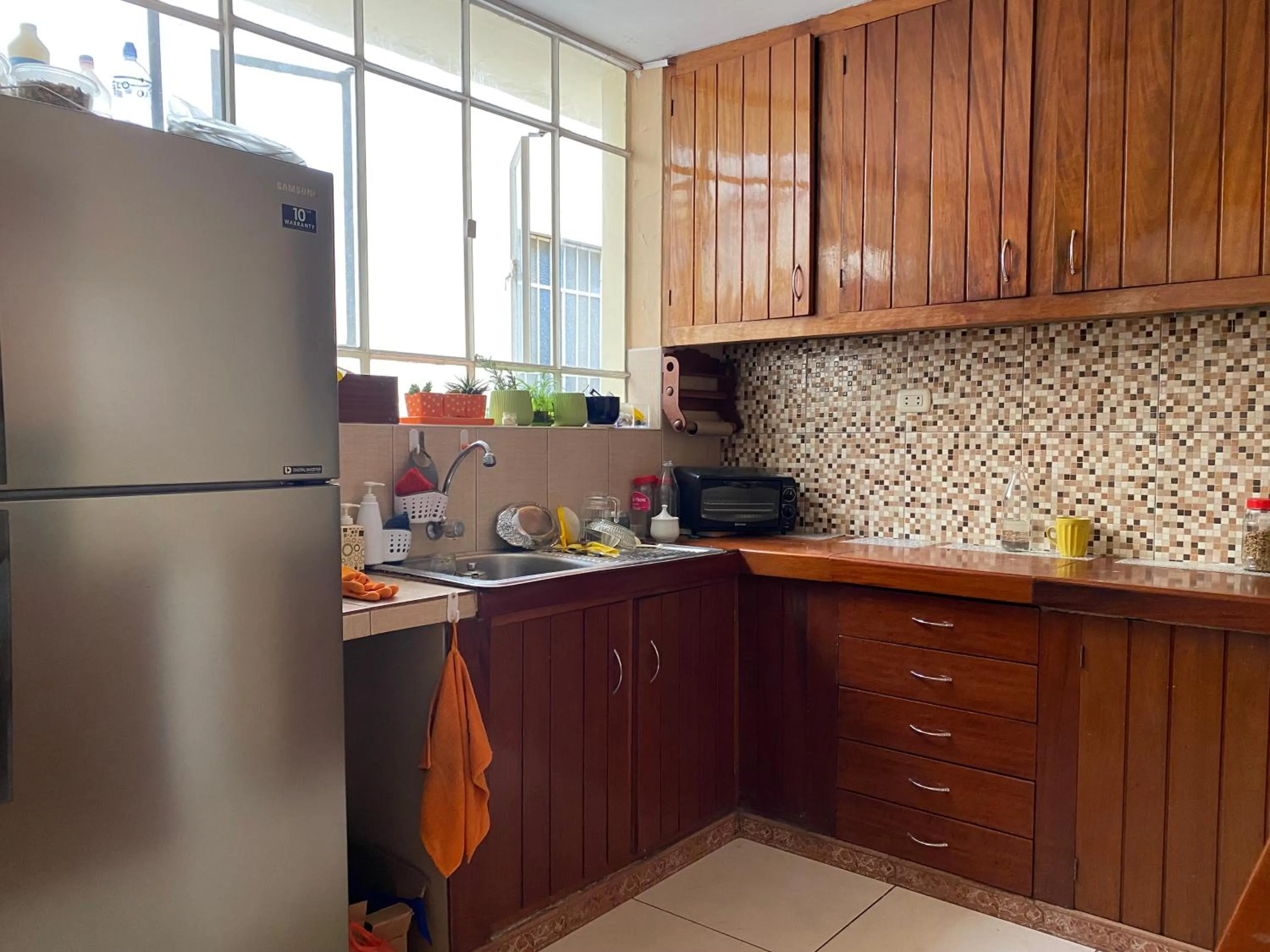 Kitchen or kitchenette in La Pascana Hospedaje