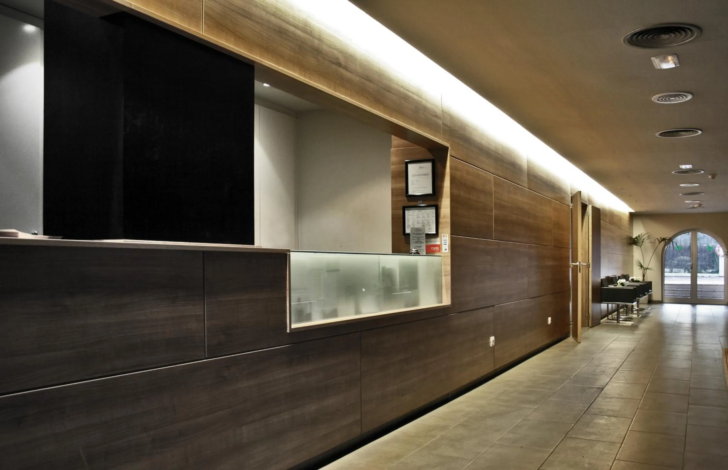 Lobby or reception in Hotel Canal Olímpic