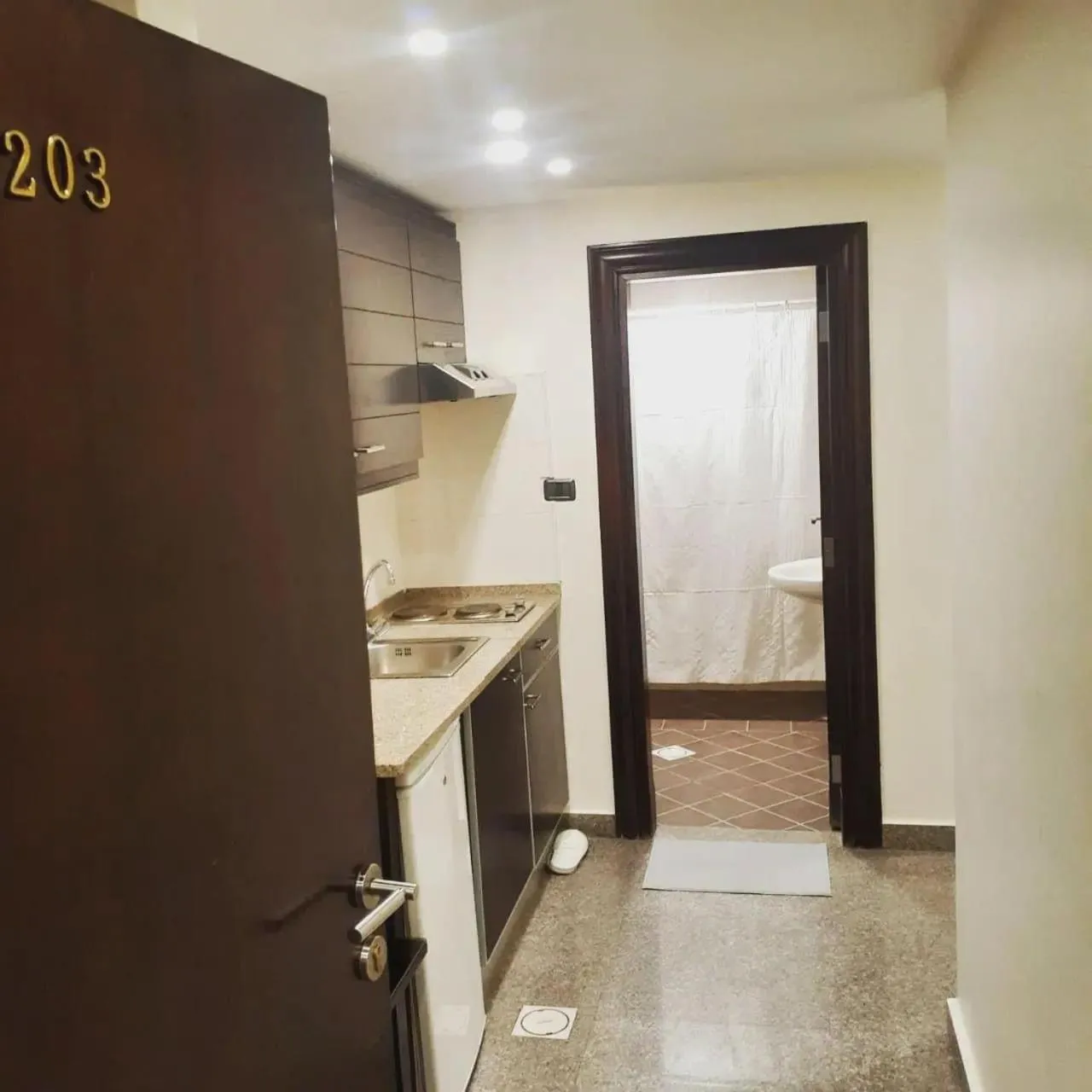 Bathroom in Tamrah Suites Hotel