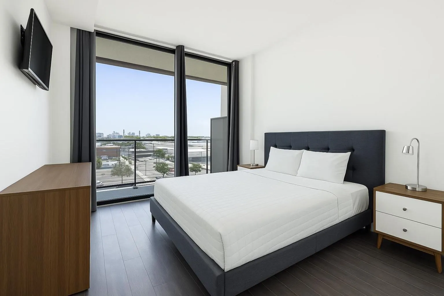 Bedroom, Bed in Nova Hotel Brooklyn