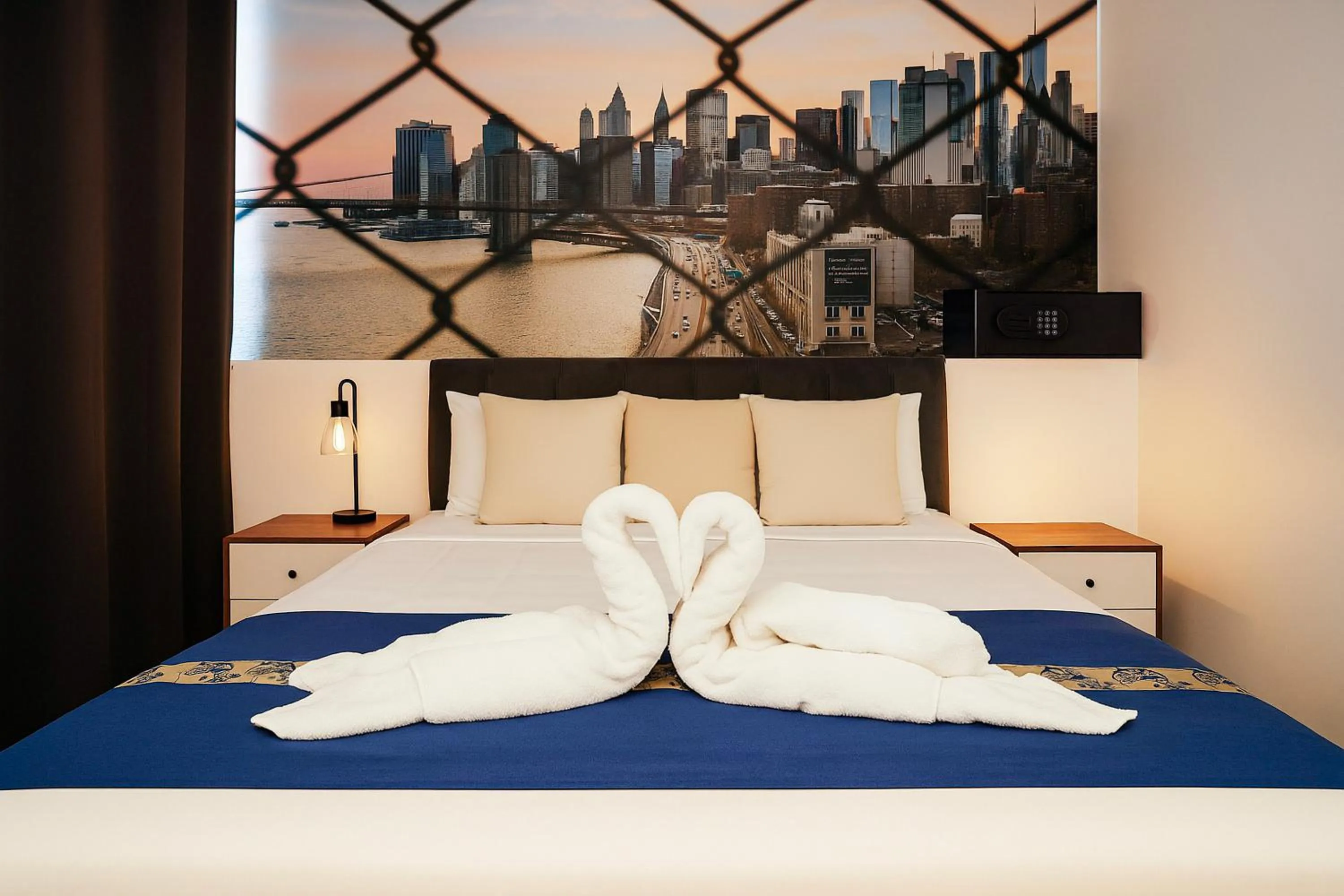 Bed in Nova Hotel Brooklyn