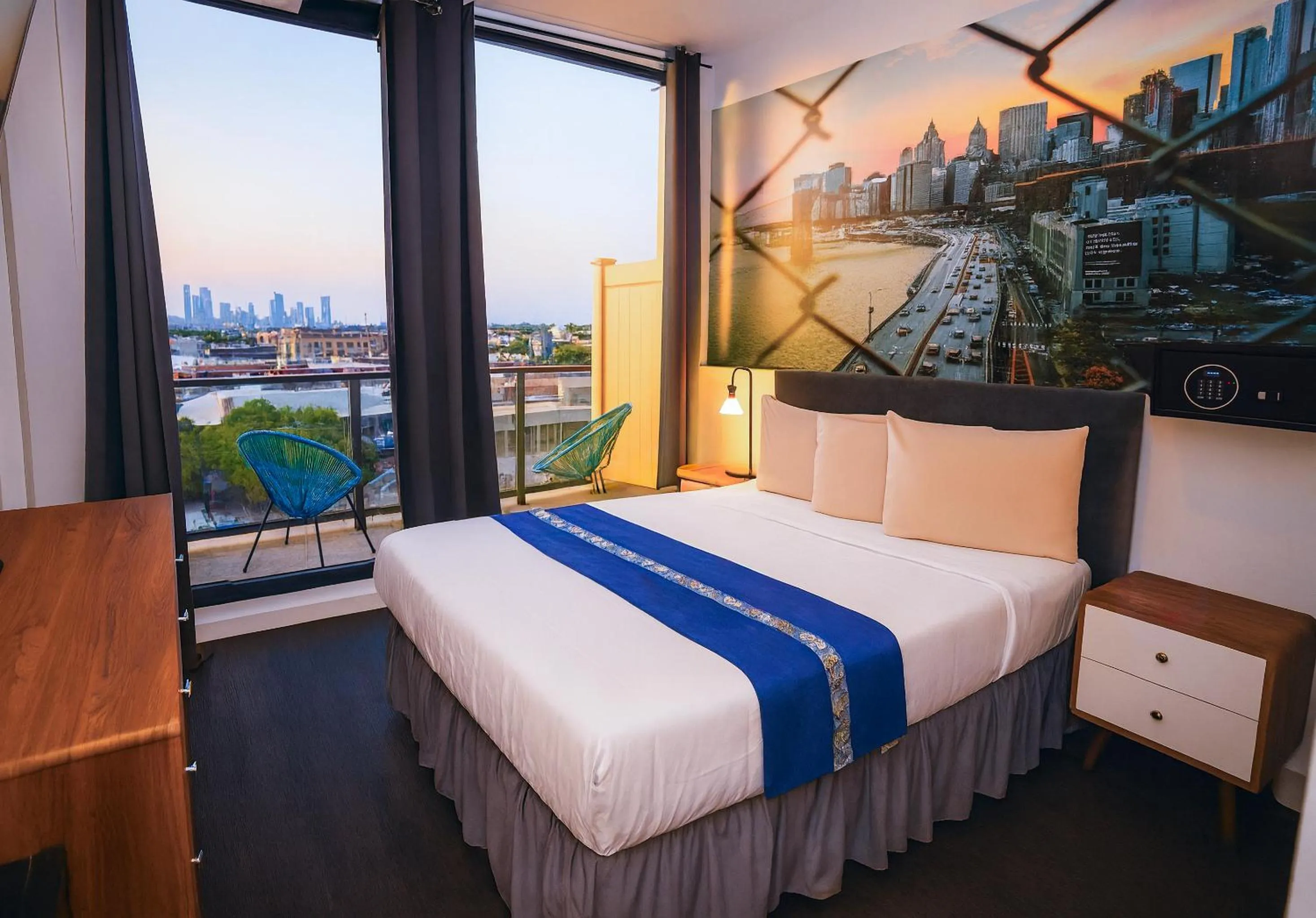 Bed in Nova Hotel Brooklyn