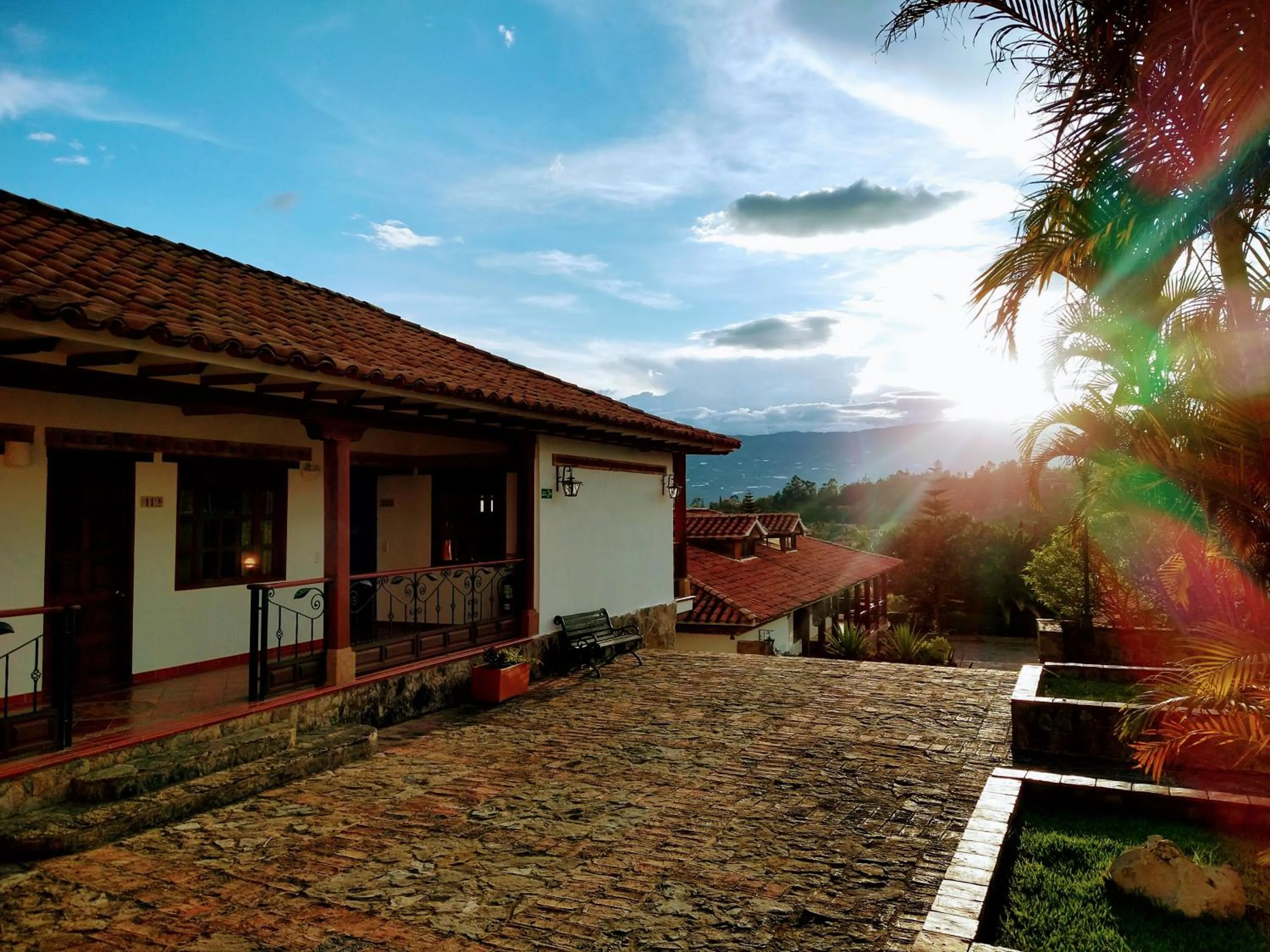 Property building in Hotel Bosque de la Villa