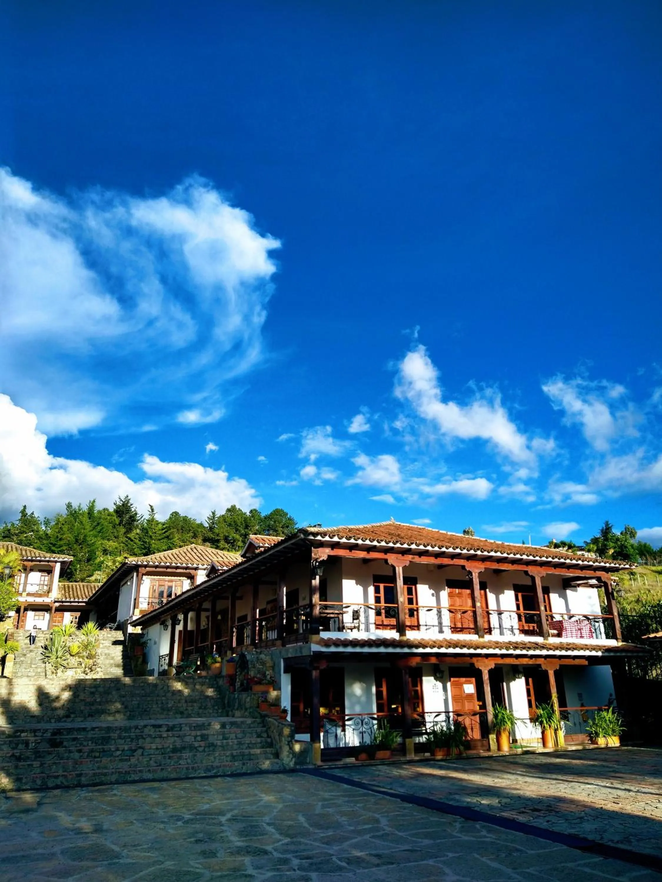 Property building in Hotel Bosque de la Villa
