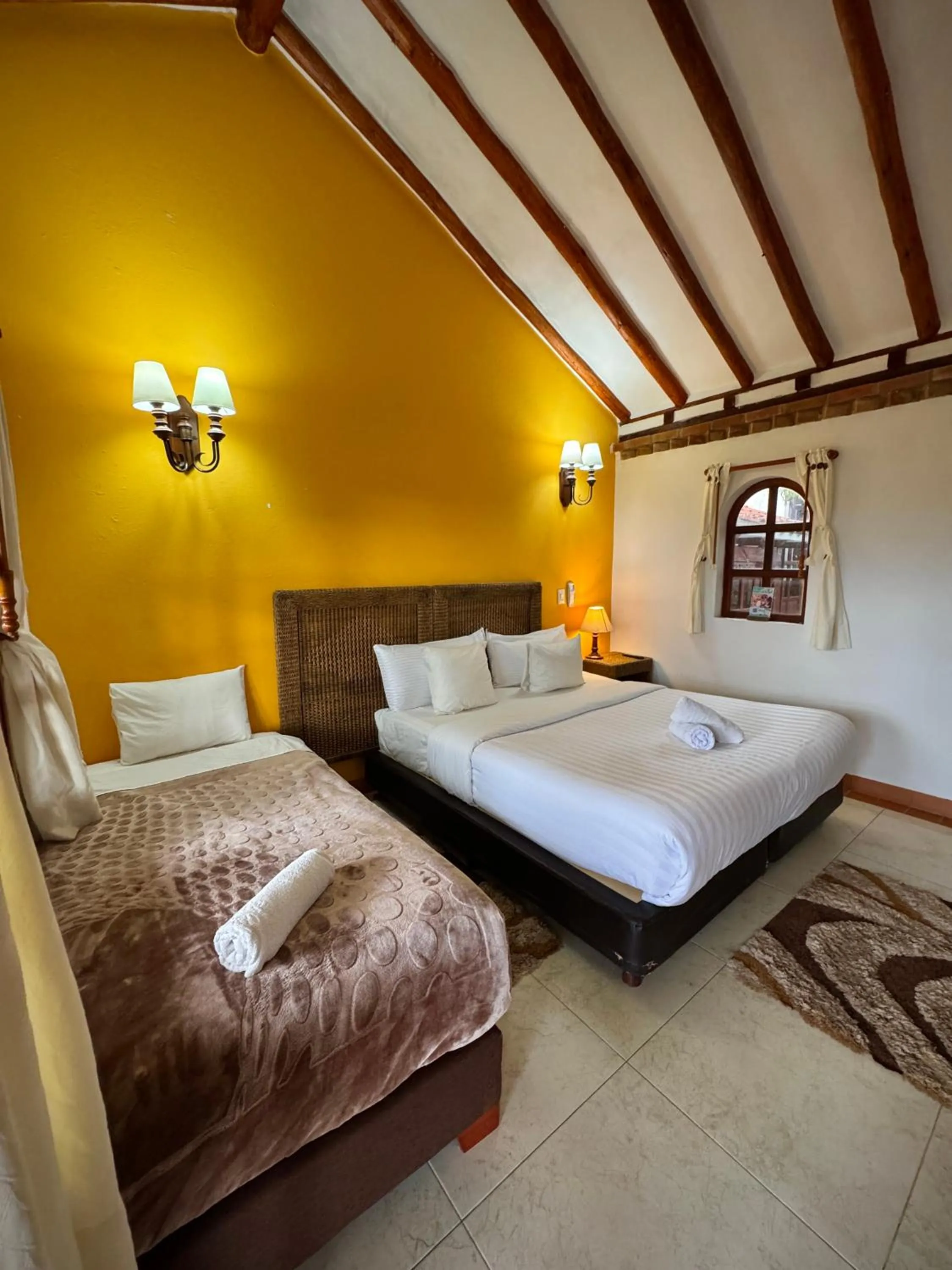 Bed in Hotel Bosque de la Villa