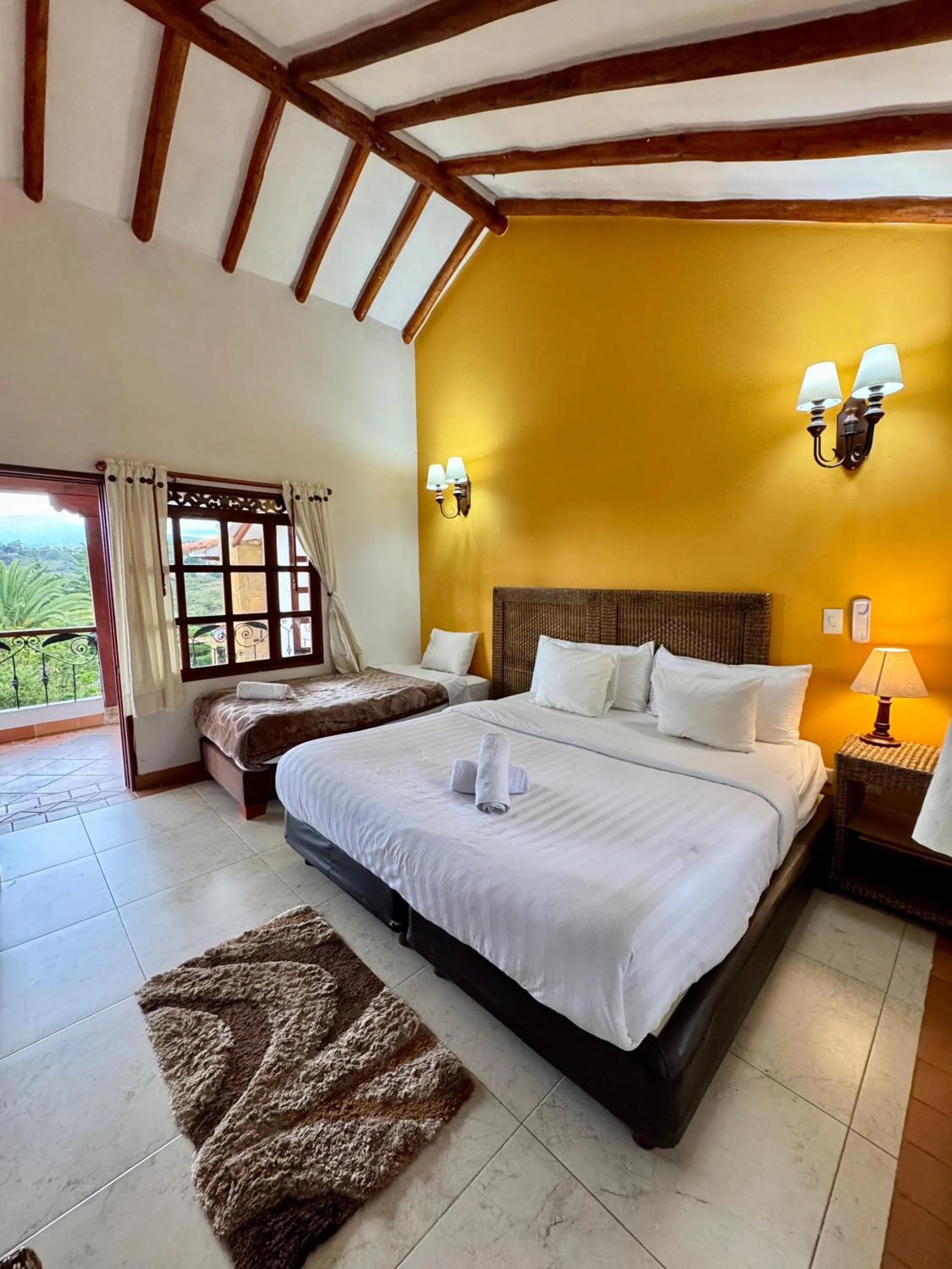 Bed in Hotel Bosque de la Villa