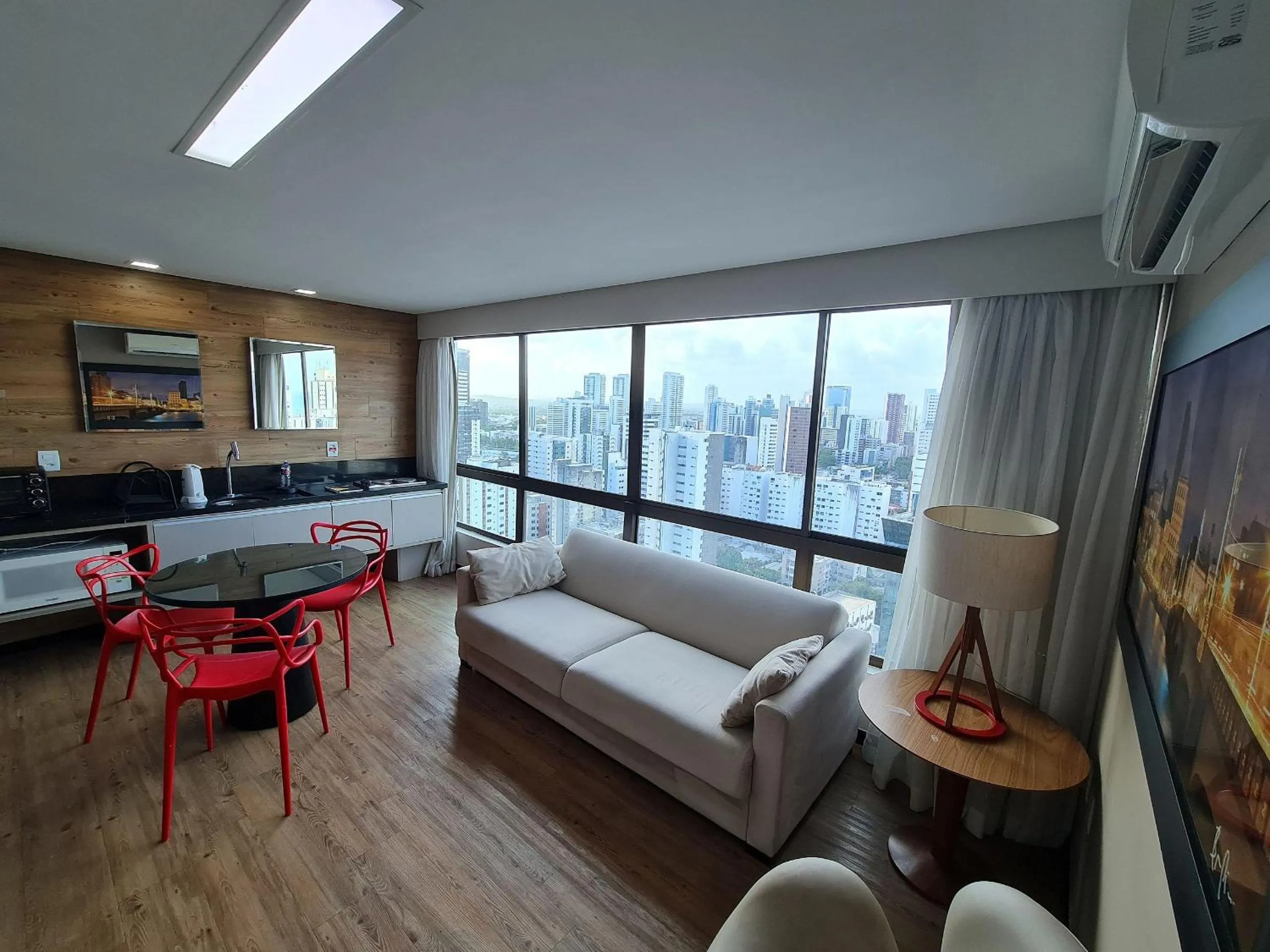 Living room in Confortável Flat em Boa Viagem com vista