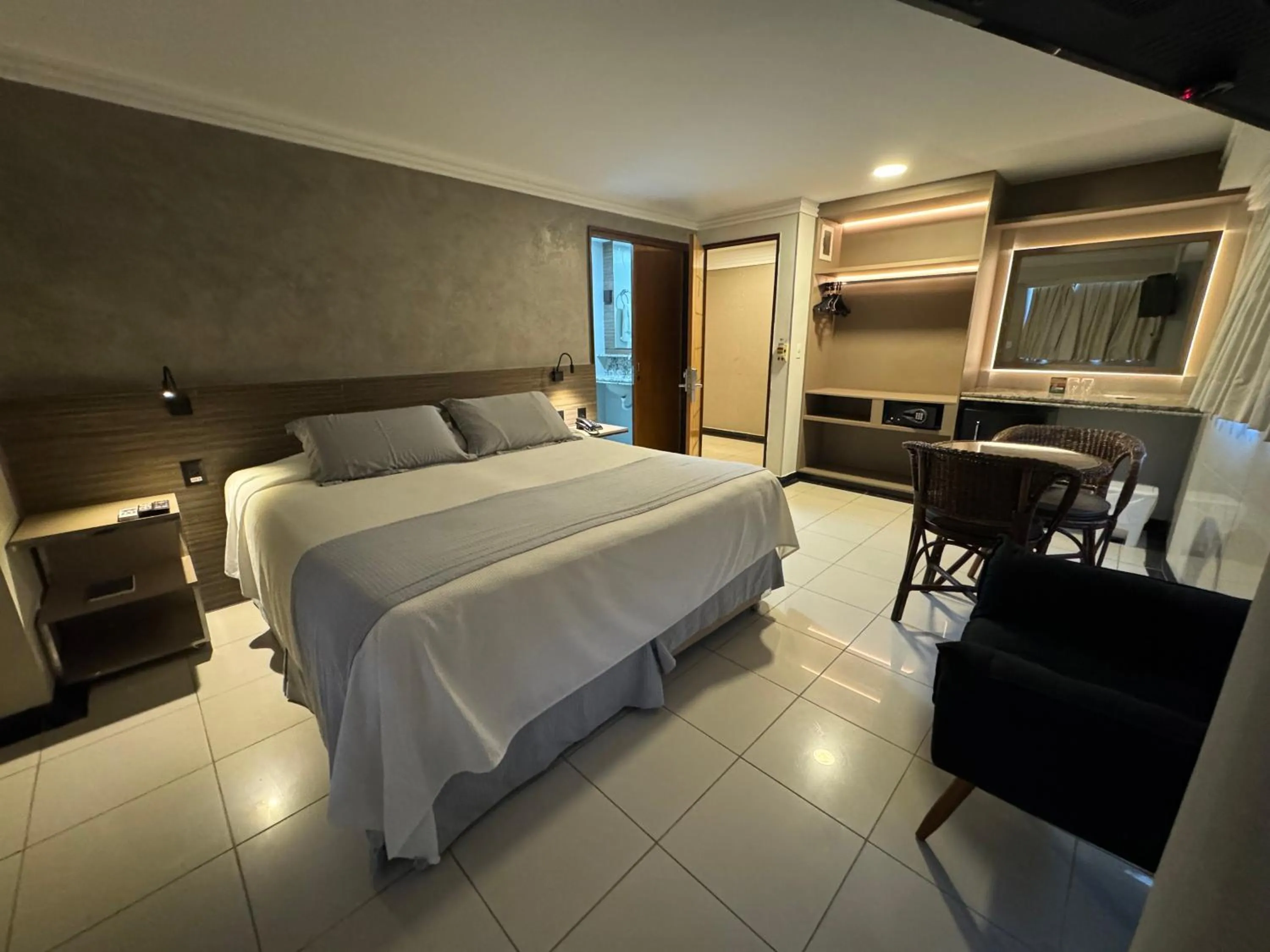 Bedroom, Bed in Atlântico Praia Hotel