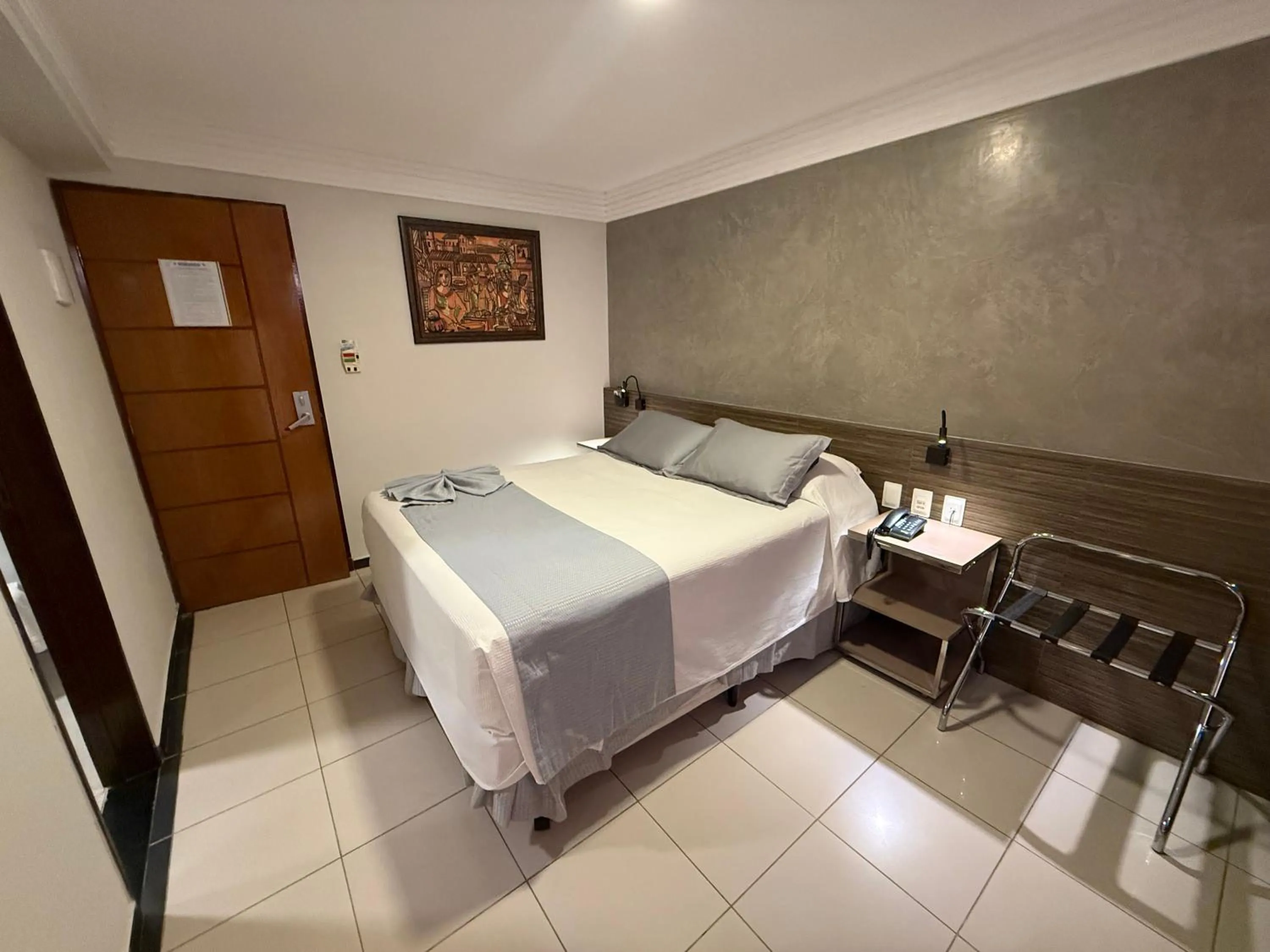 Bed in Atlântico Praia Hotel