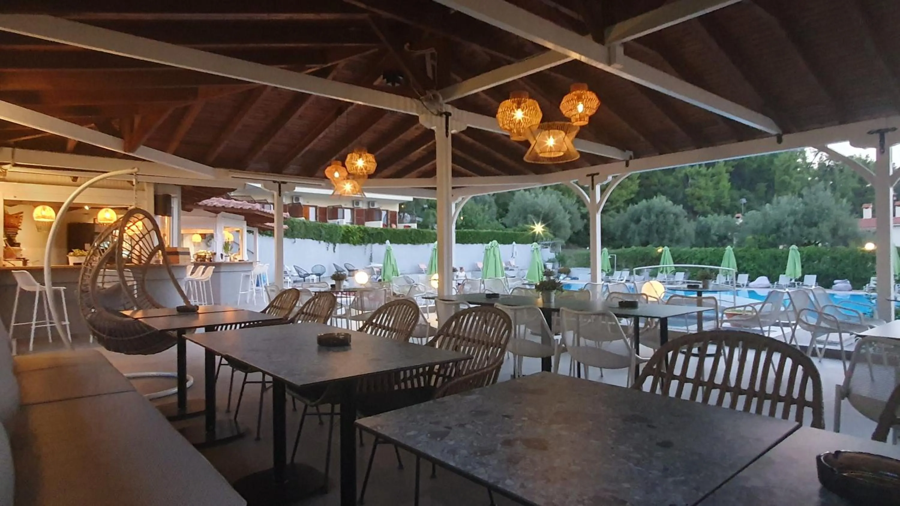 Seating area in Palladium Hotel