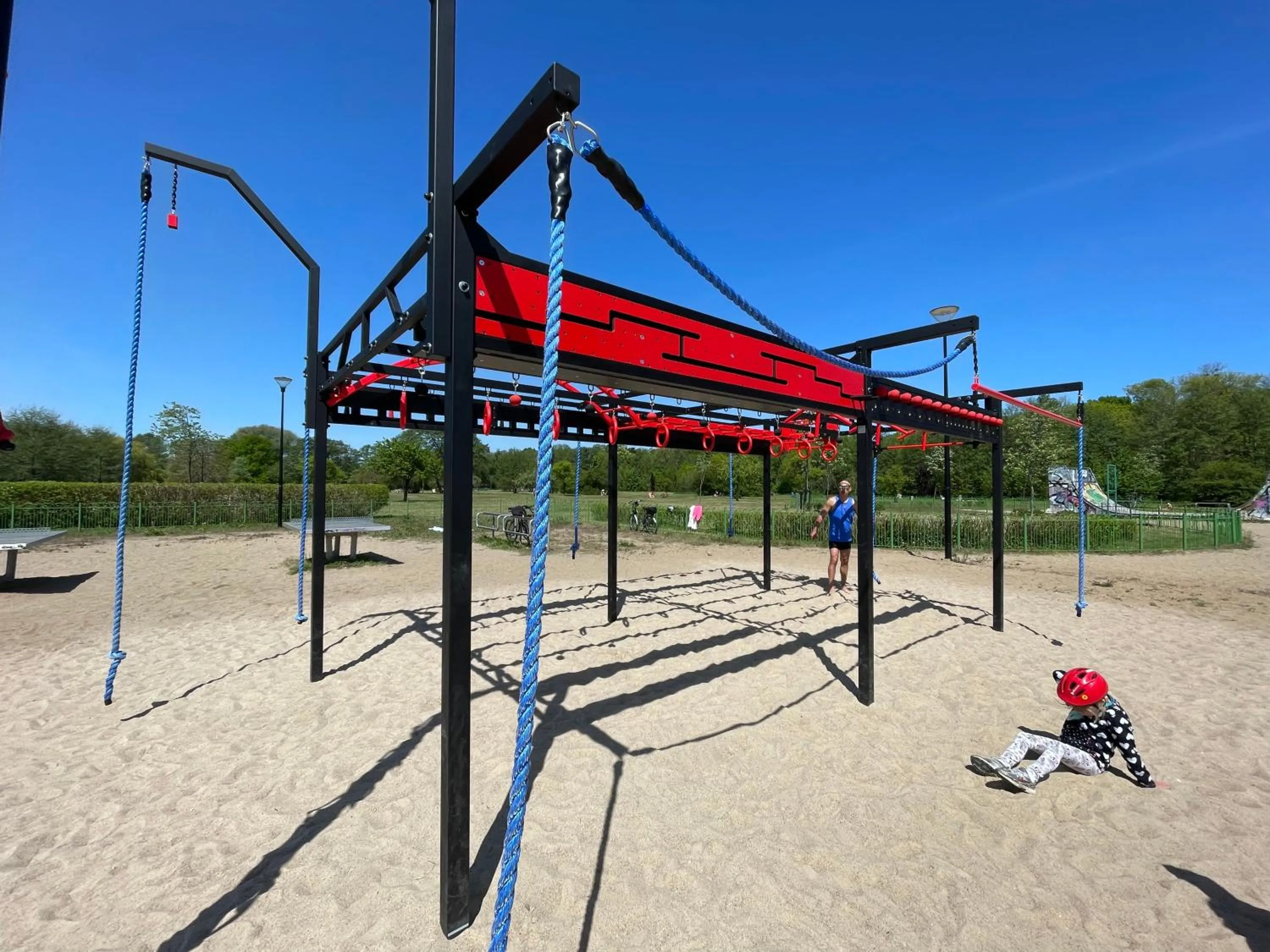 Children play ground in Superior Baltea 3 rooms, 2 bedrooms, Beach 800m, Air Condition!