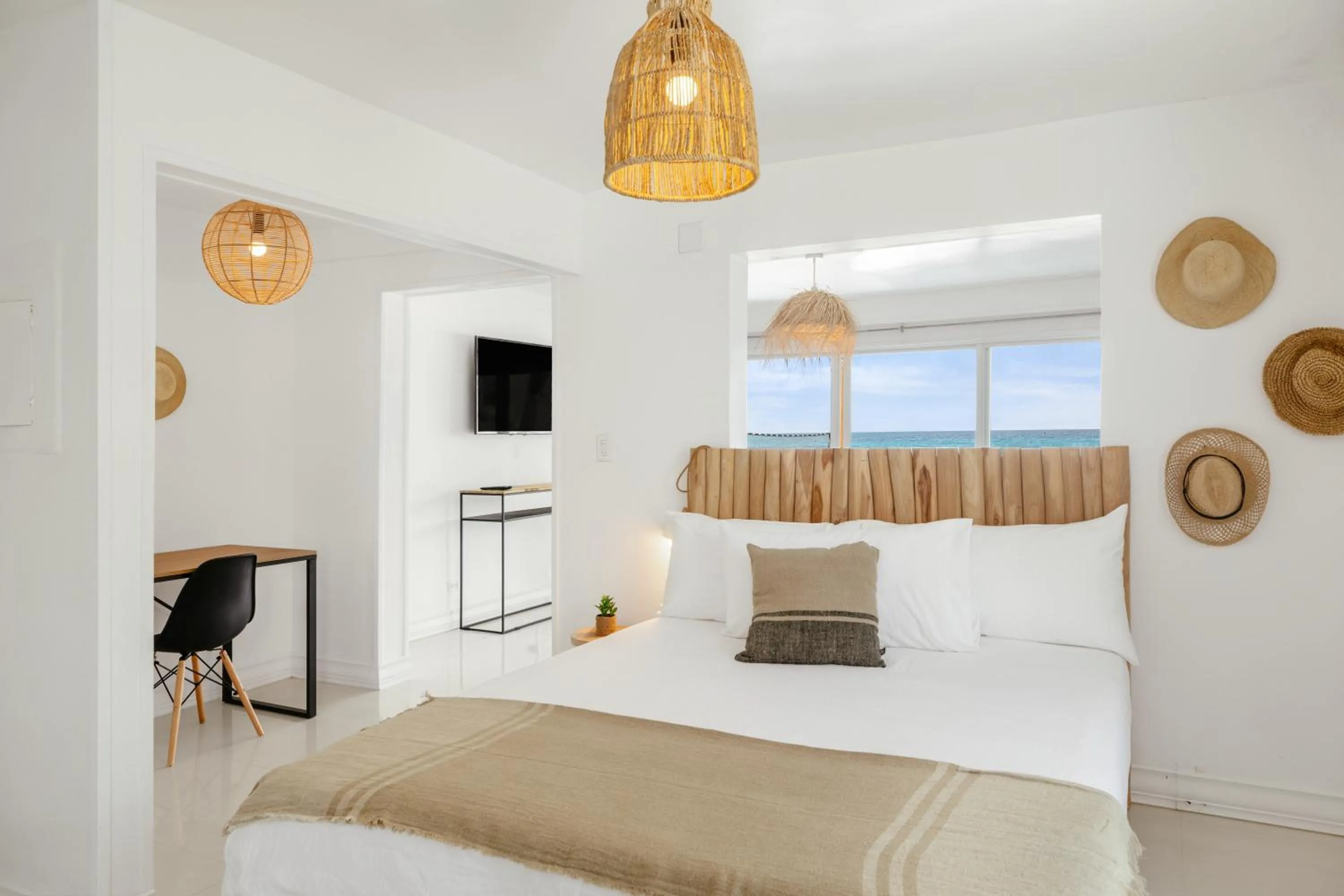 Bed in CocoVaa Beach Boutique Hotel