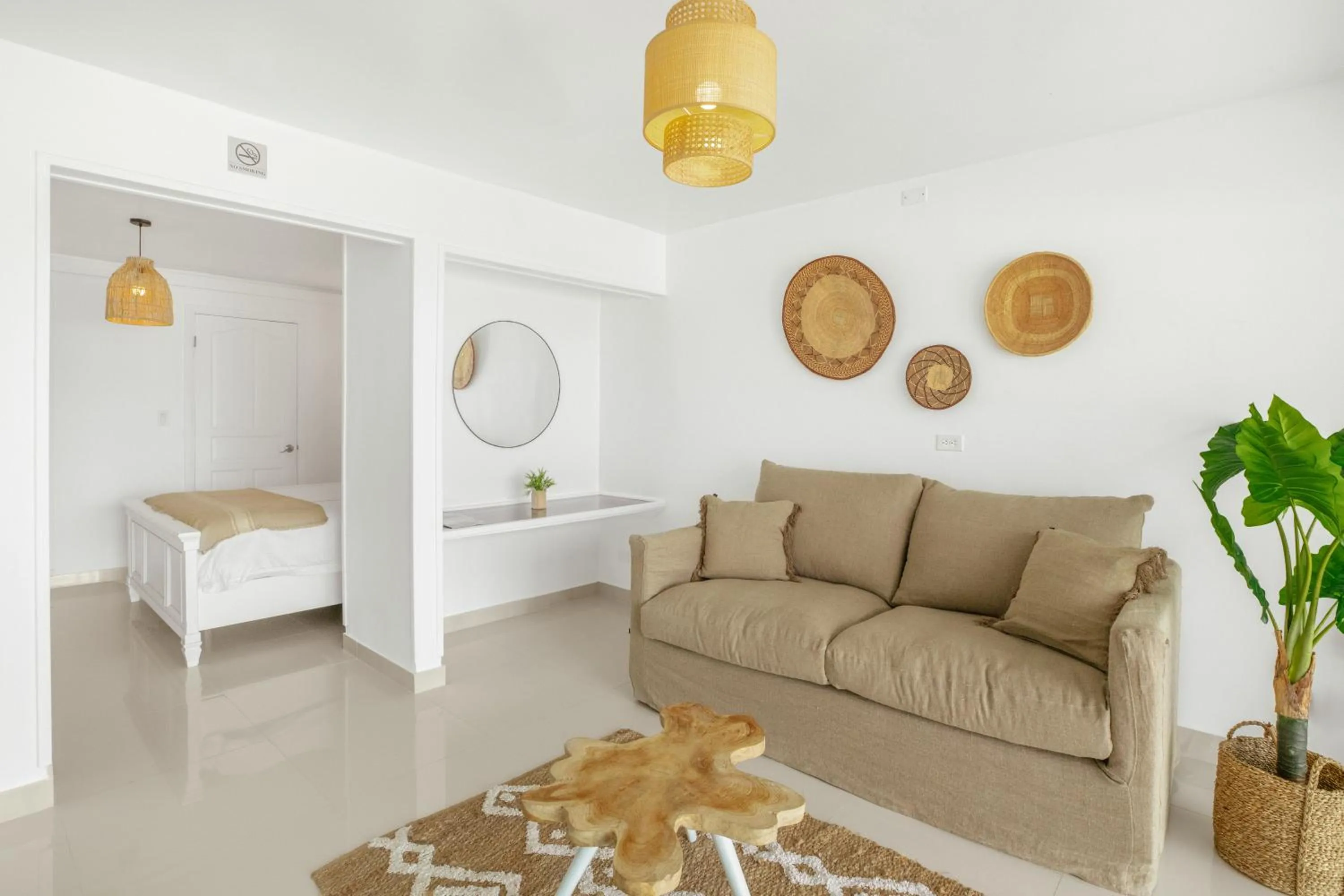 Bed in CocoVaa Beach Boutique Hotel