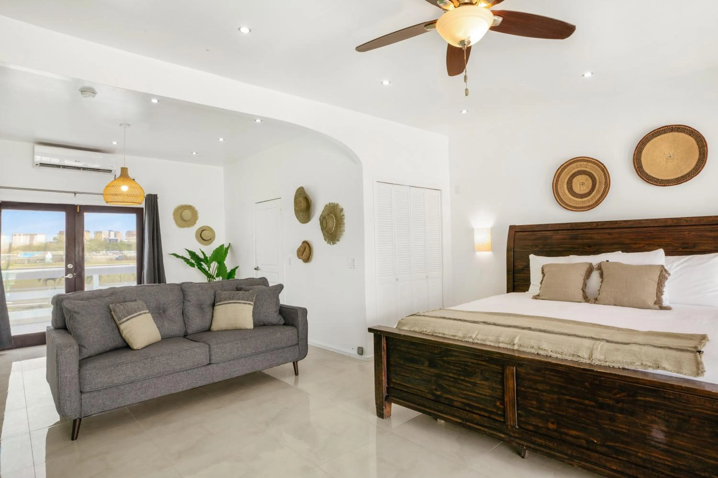 Bed in CocoVaa Beach Boutique Hotel