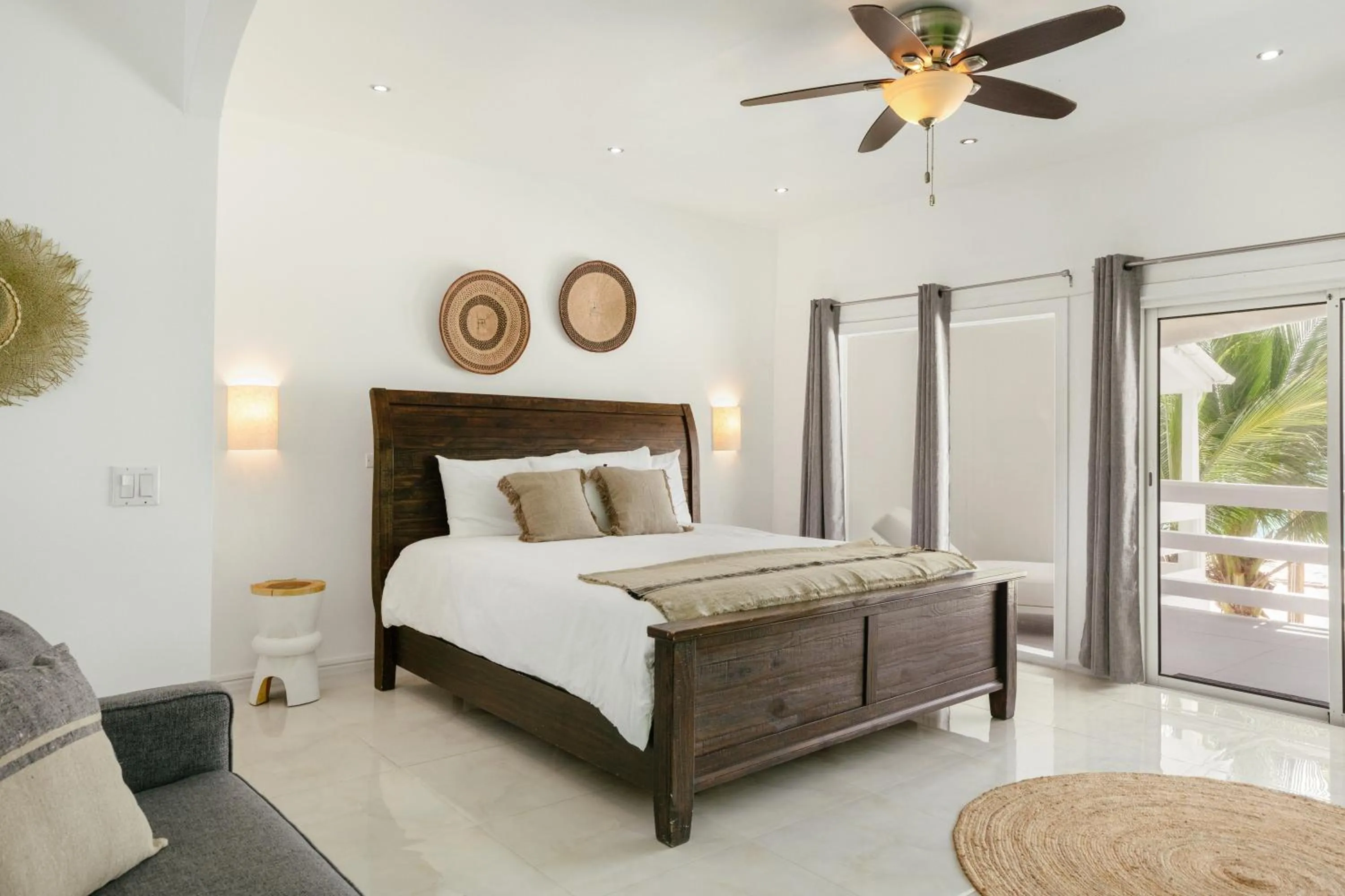Bed in CocoVaa Beach Boutique Hotel