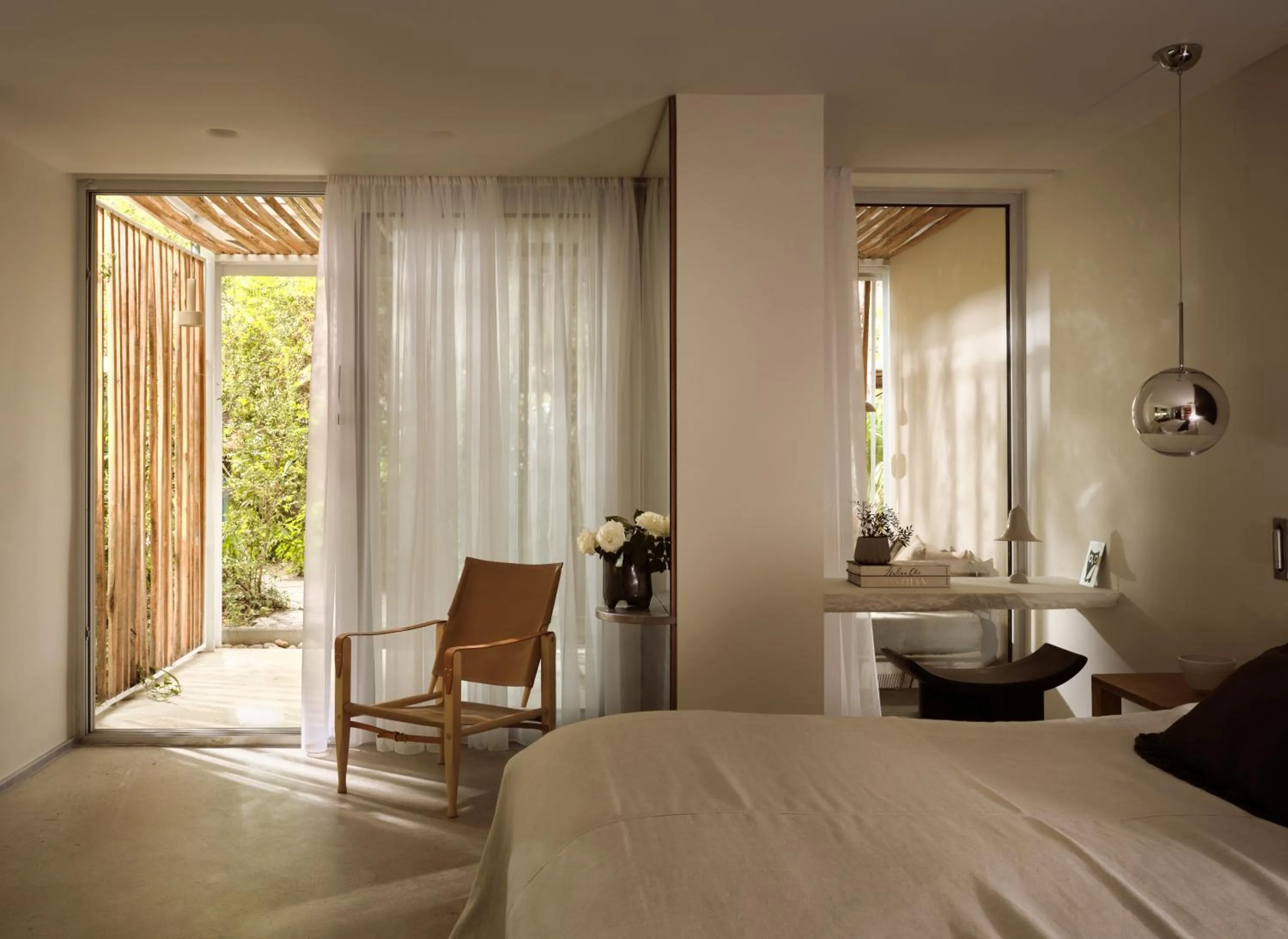 Bed in Ekies All Senses Resort, a Member of Design Hotels