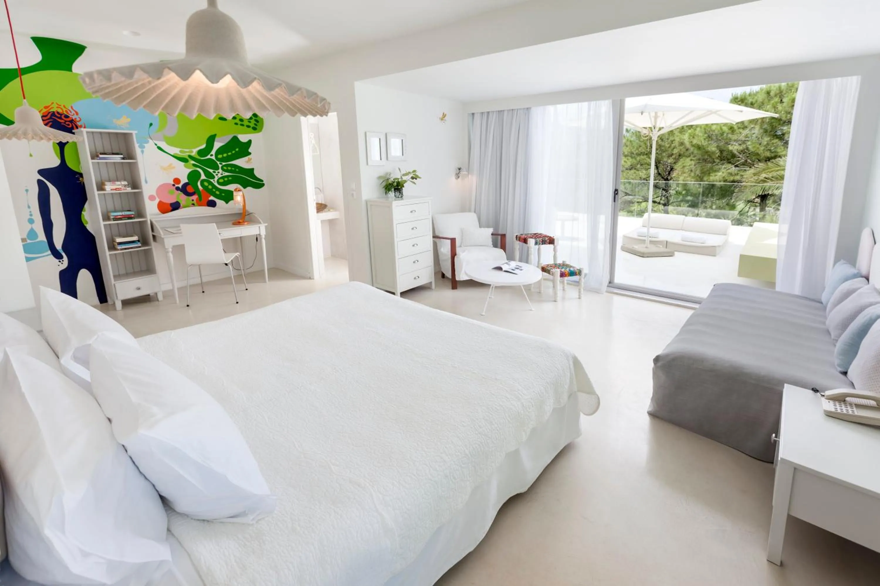 Photo of the whole room, Bed in Ekies All Senses Resort, a Member of Design Hotels