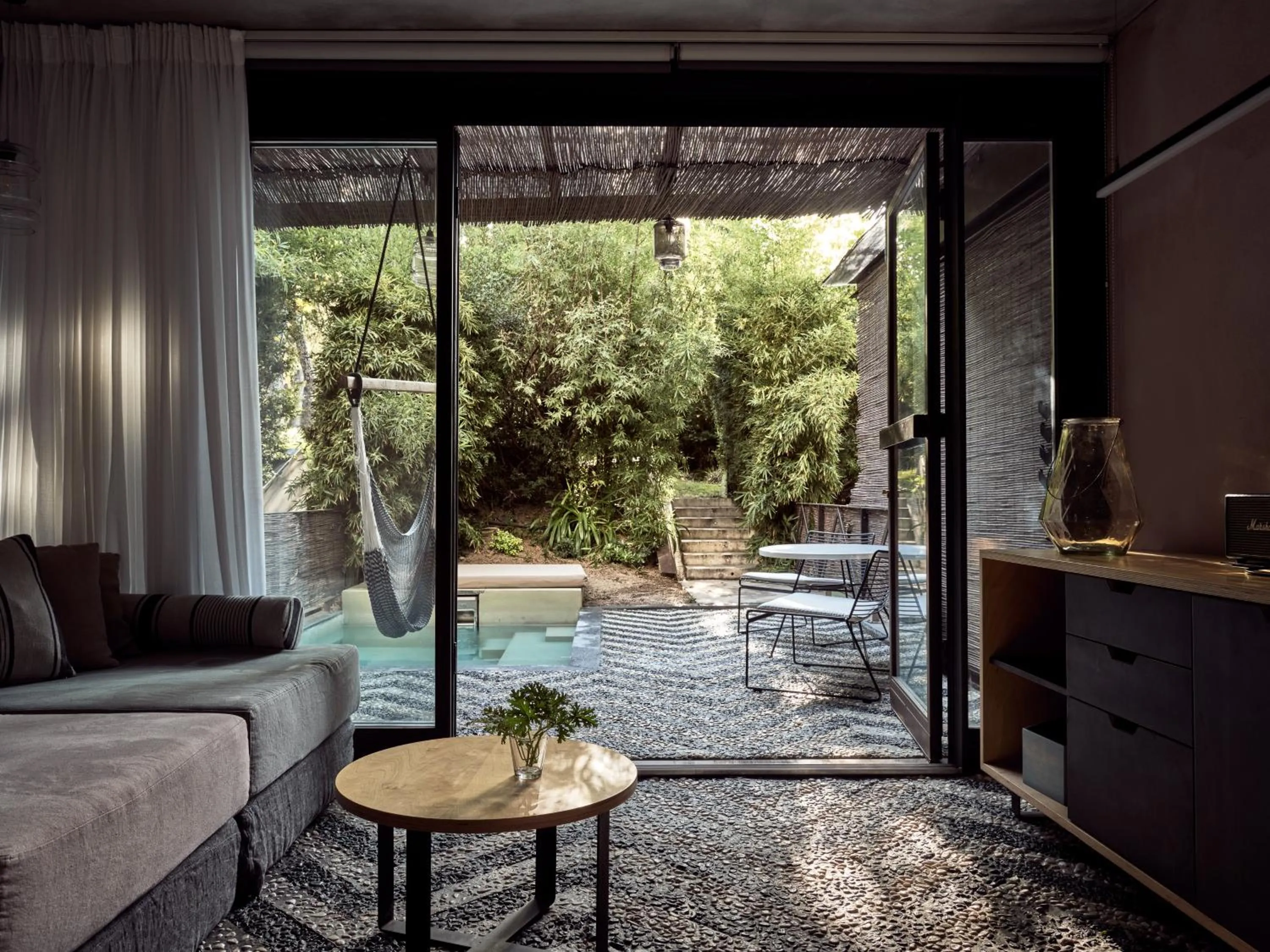 Pool view in Ekies All Senses Resort, a Member of Design Hotels