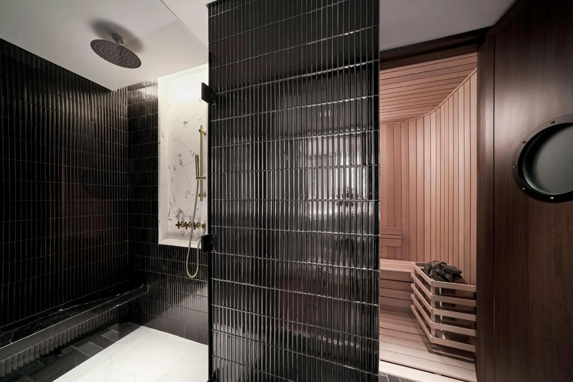 Shower in The Yacht Hotel by DC