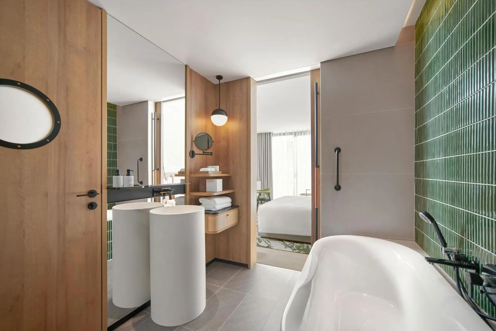Bathroom in The Yacht Hotel by DC