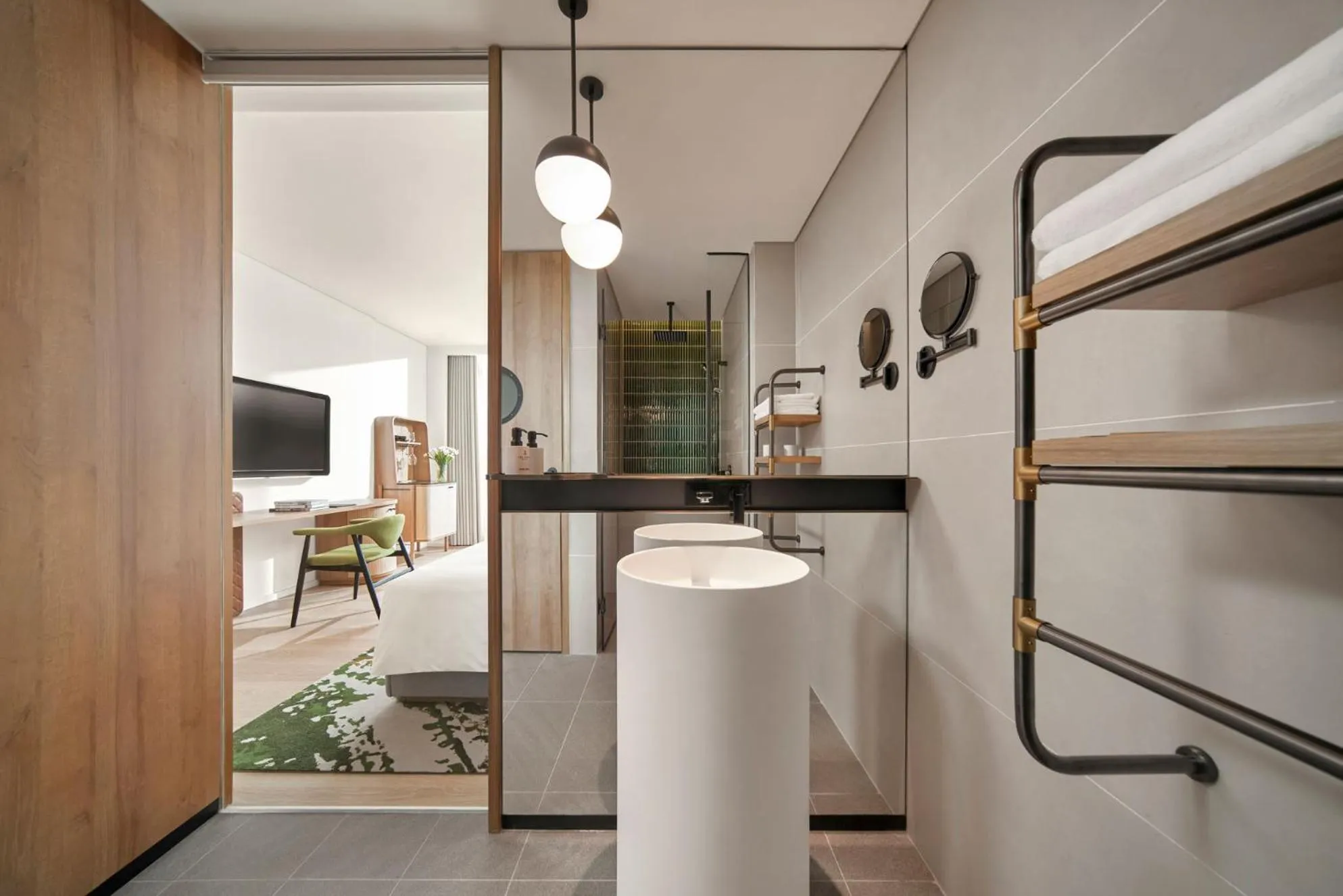 Bathroom in The Yacht Hotel by DC