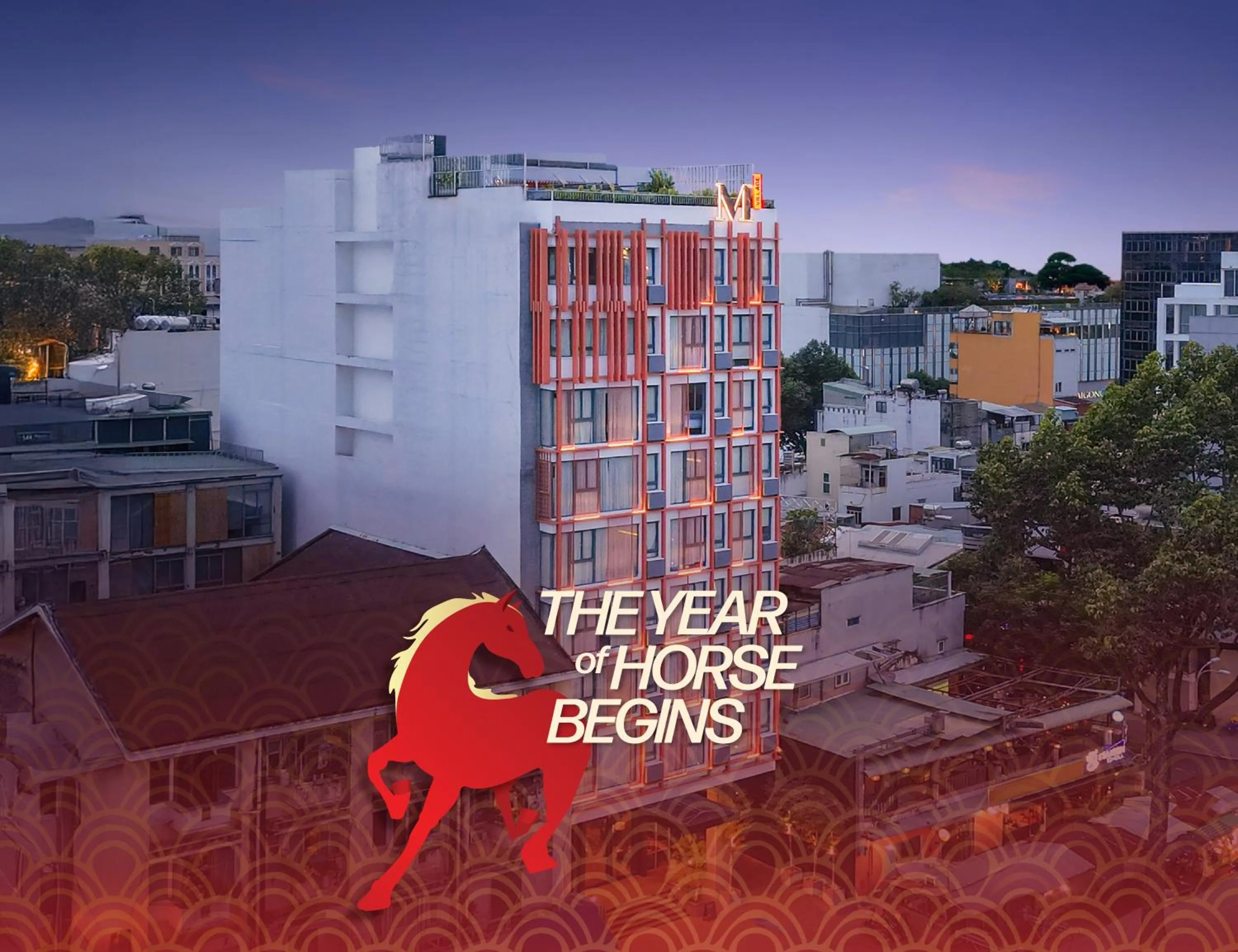 Property building in M Village Hotel Tôn Thất Đạm