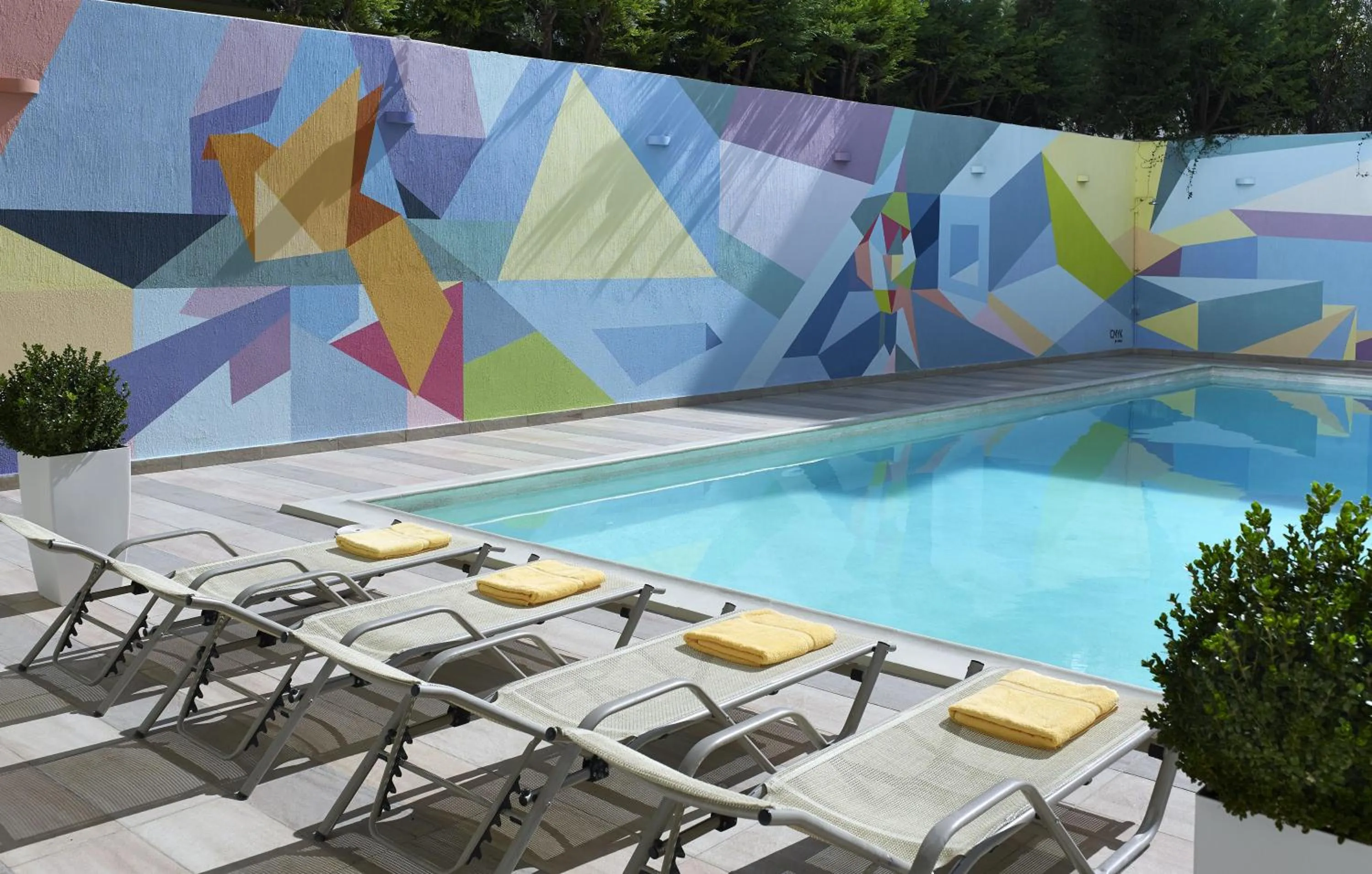 Swimming pool in Amarilia Hotel