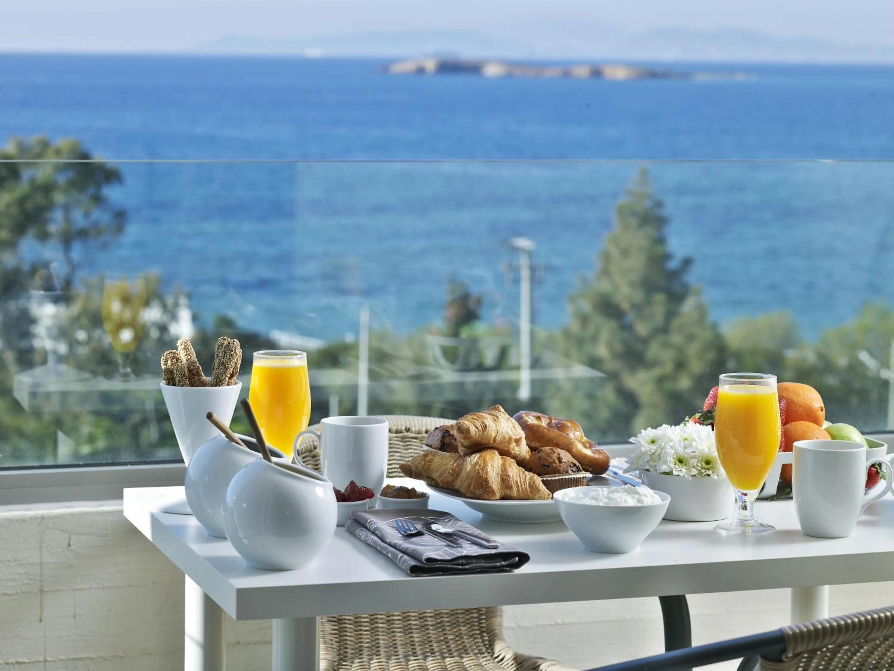 Balcony/Terrace in Amarilia Hotel