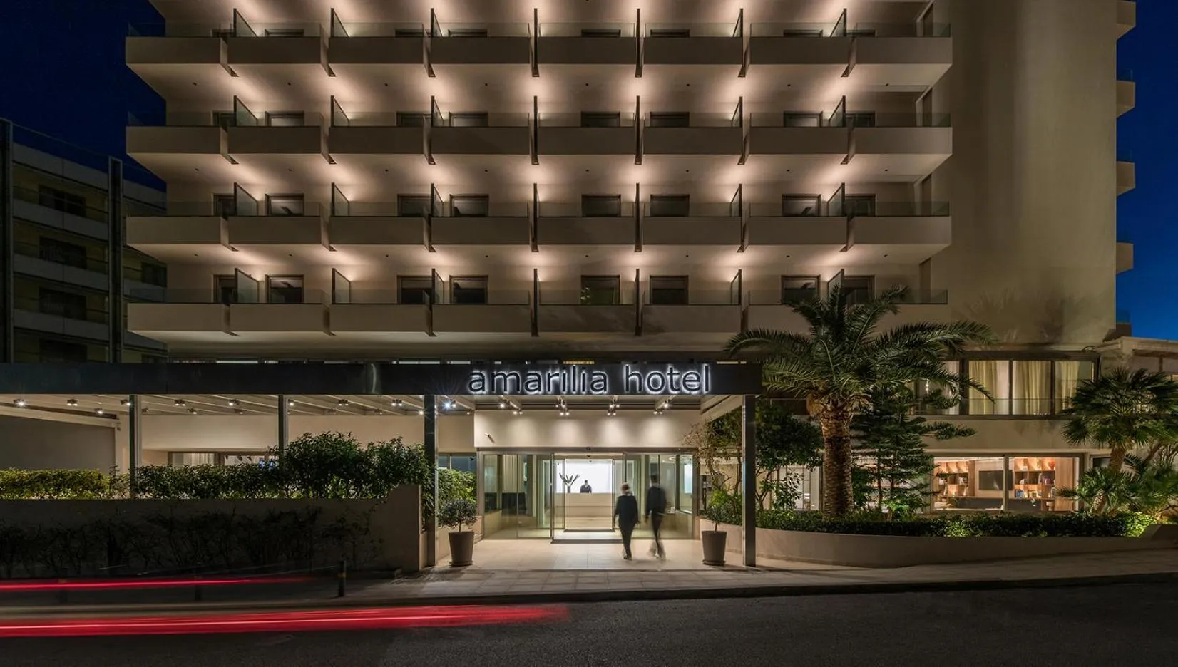 Facade/entrance in Amarilia Hotel