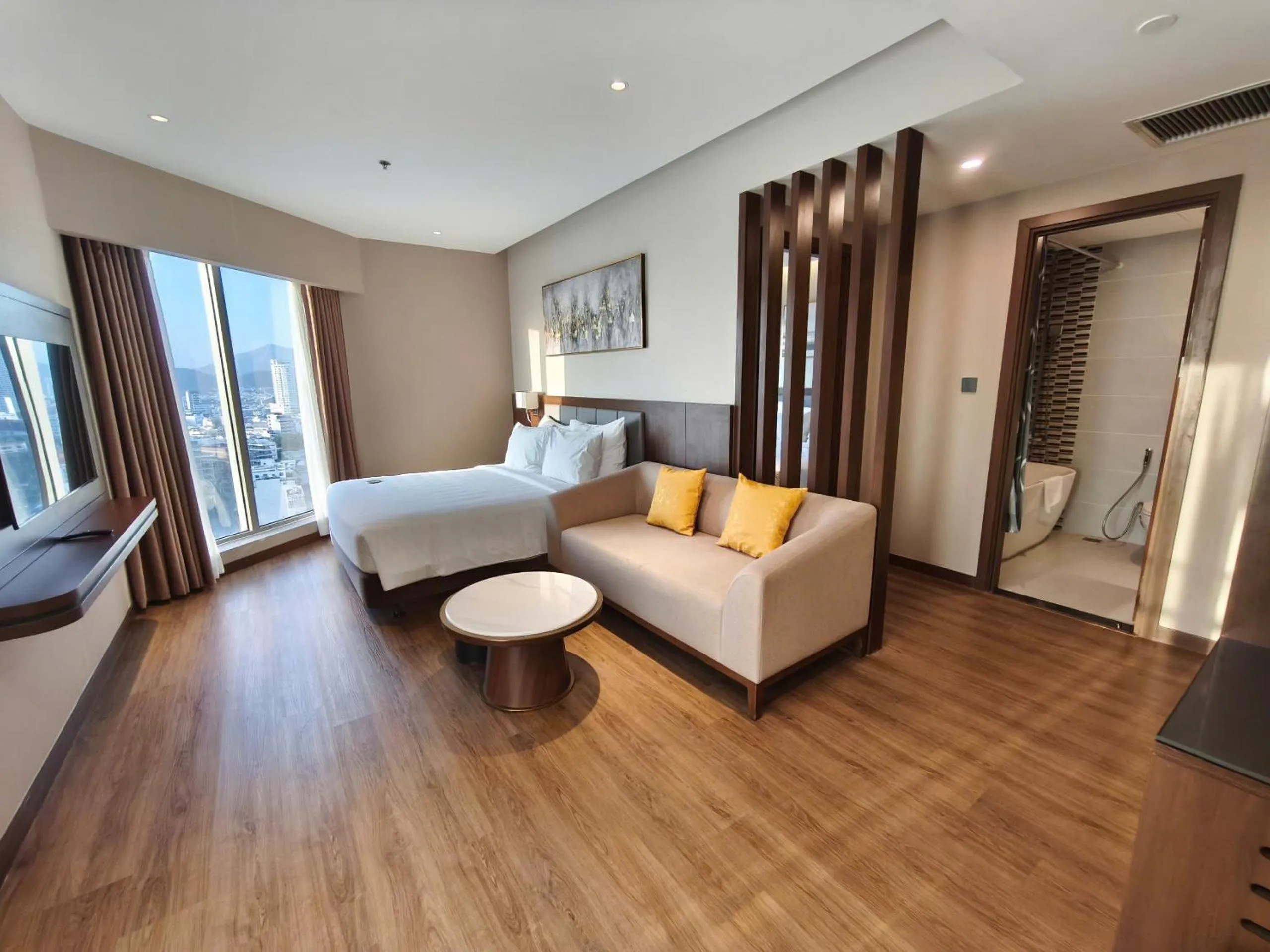 Bed in Annova Nha Trang Hotel