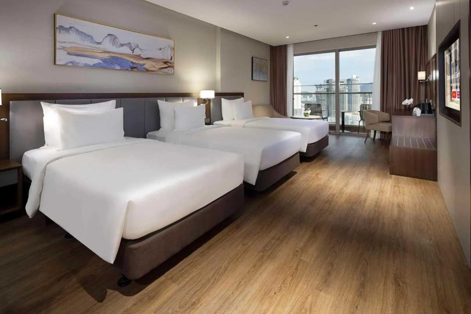 Bed in Annova Nha Trang Hotel