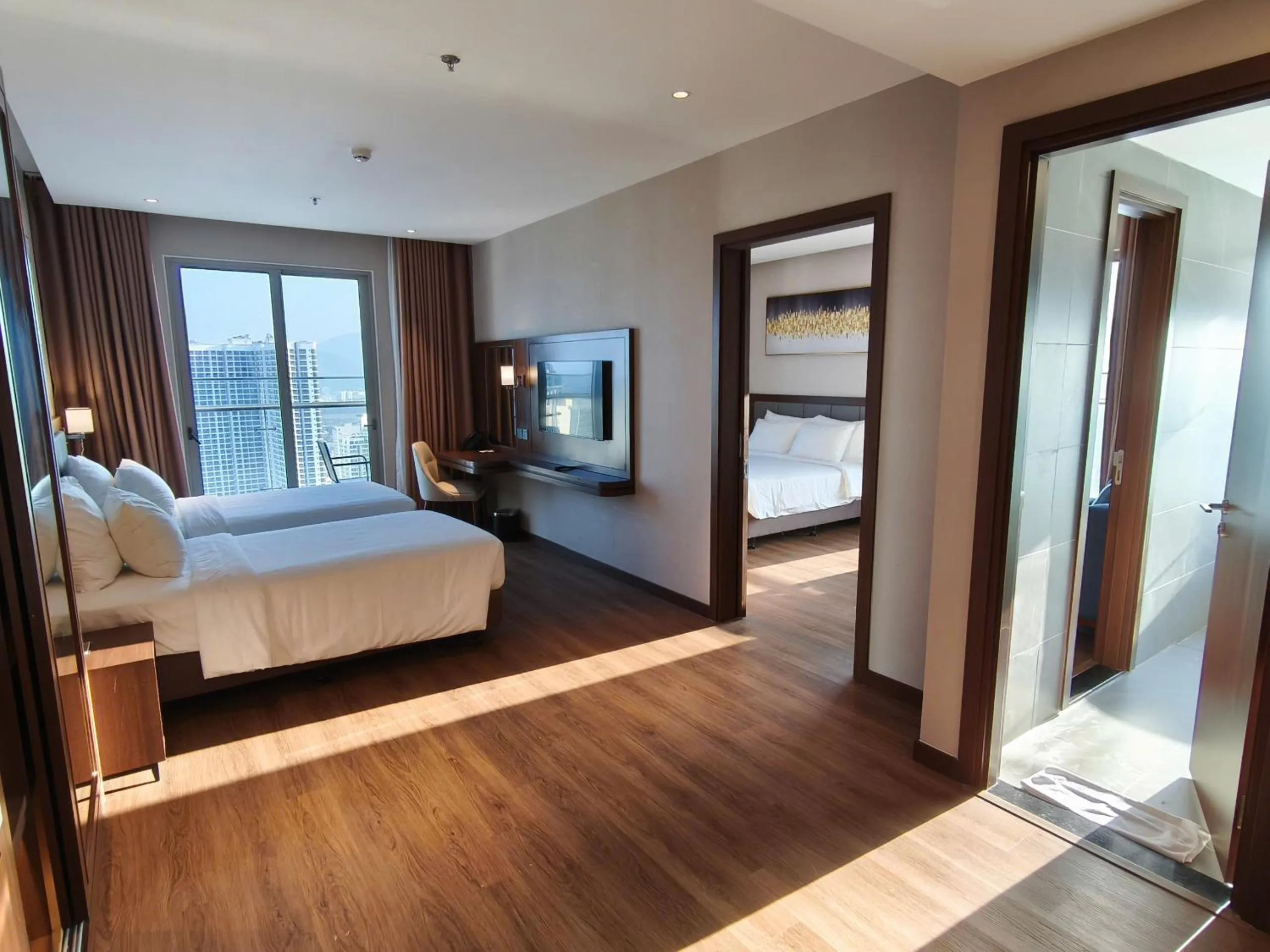 Bed in Annova Nha Trang Hotel