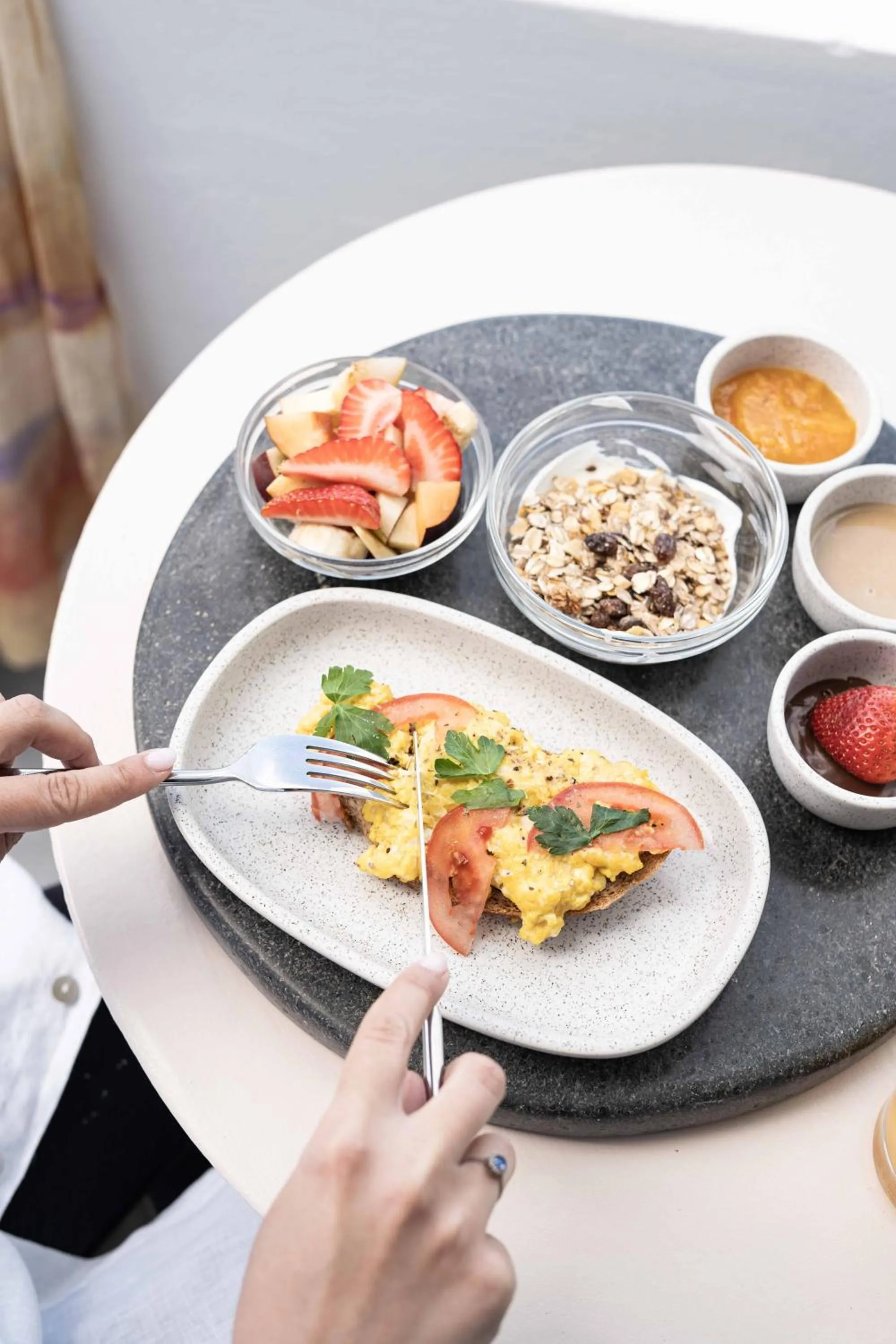 Food and drinks in La Roka, Cliffside Memories