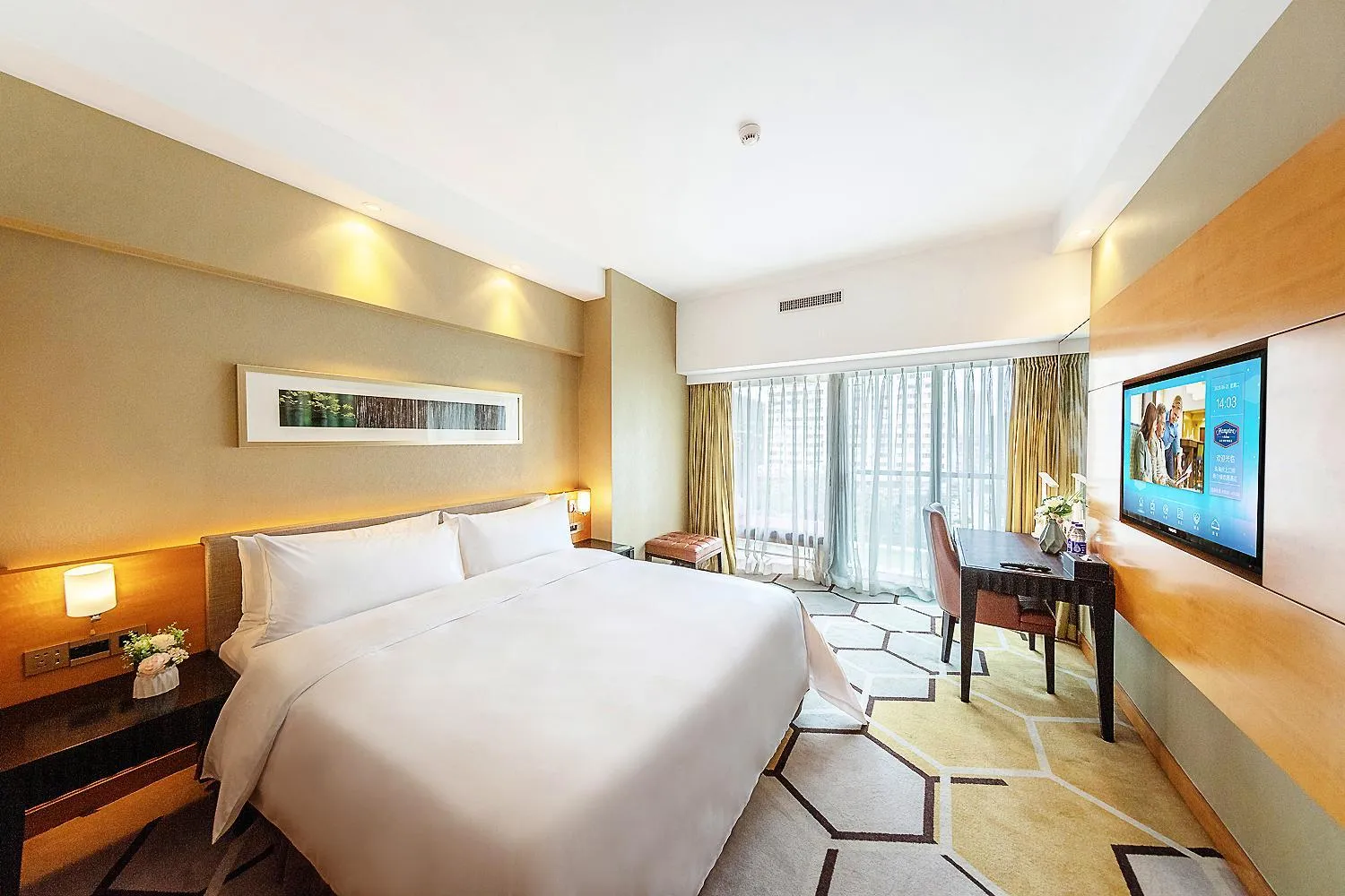 Bed in Hampton by Hilton Zhuhai Gongbei Port
