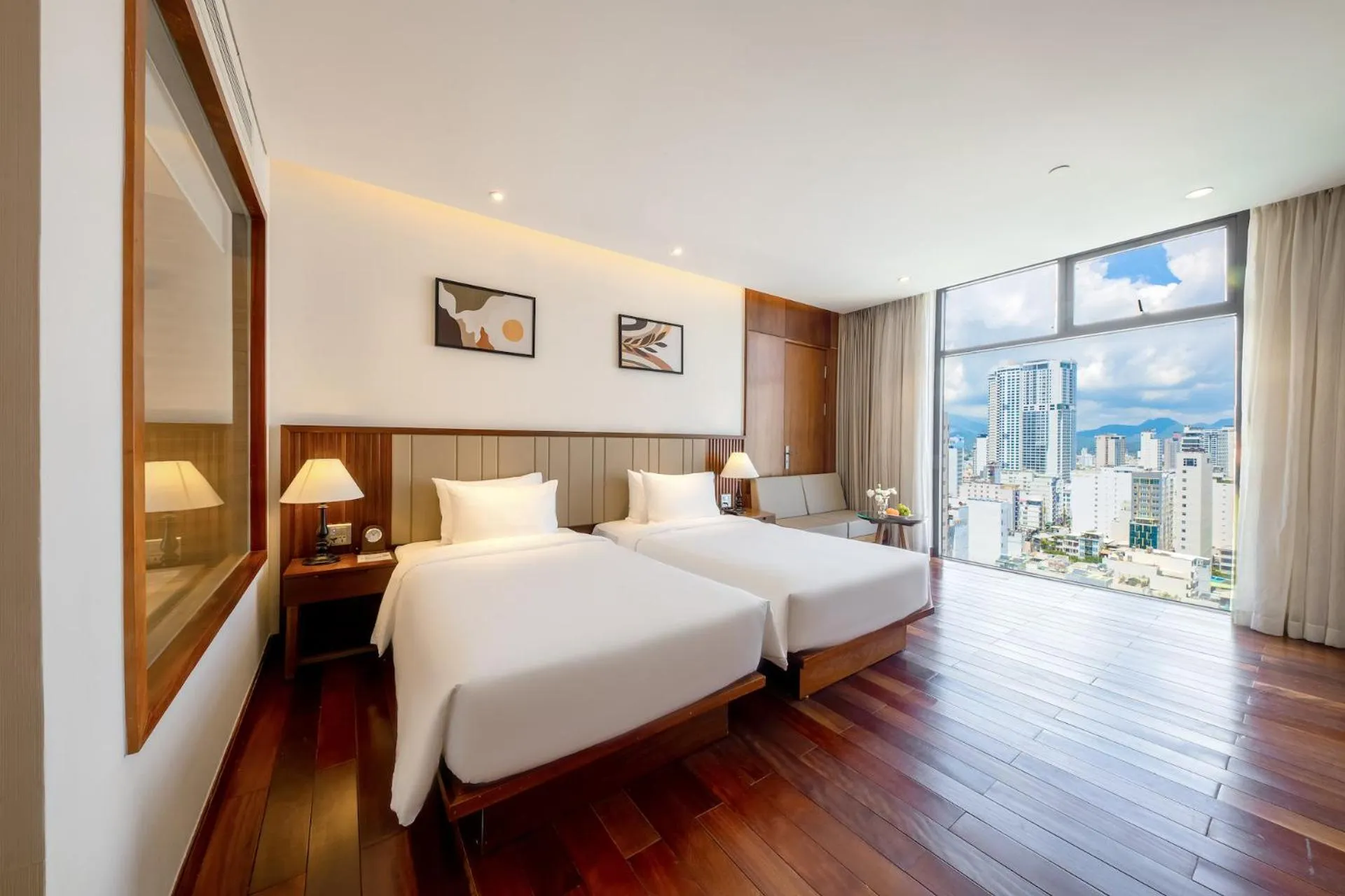 Bed in Green Beach Hotel Nha Trang