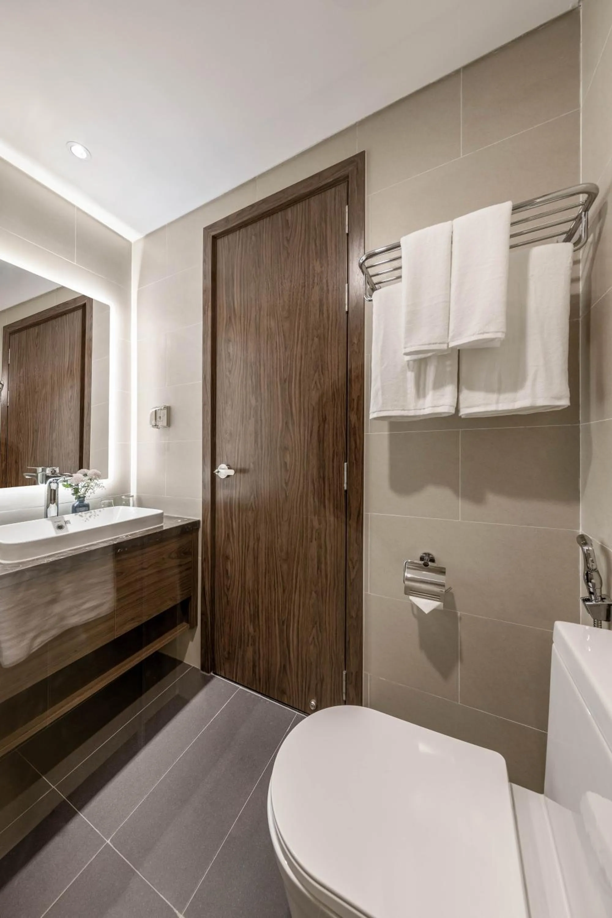 Bathroom in Mangata Beachfront Hotel - Rooftop Bar Sea View