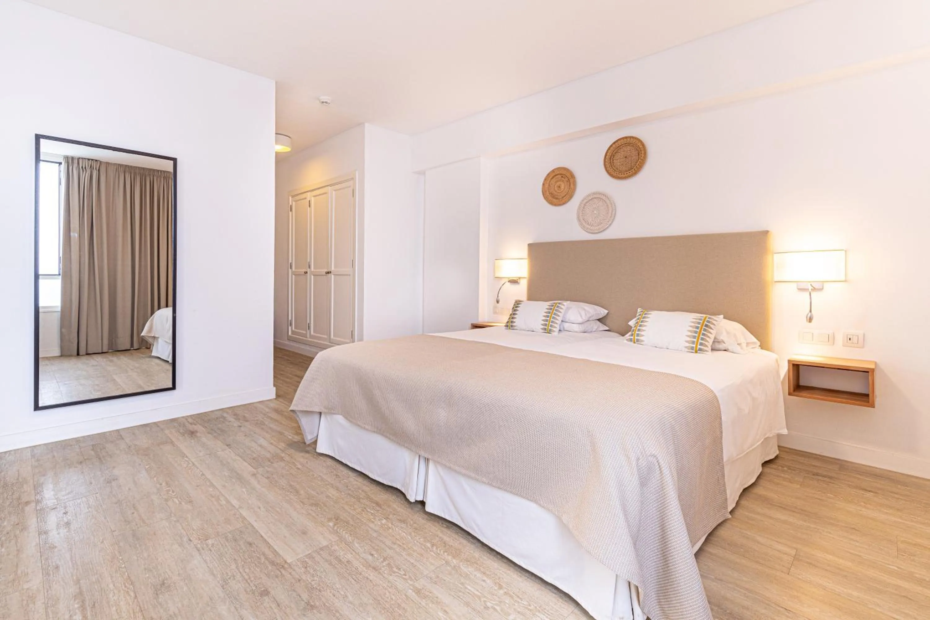 Bed in Atlantic Holiday Hotel