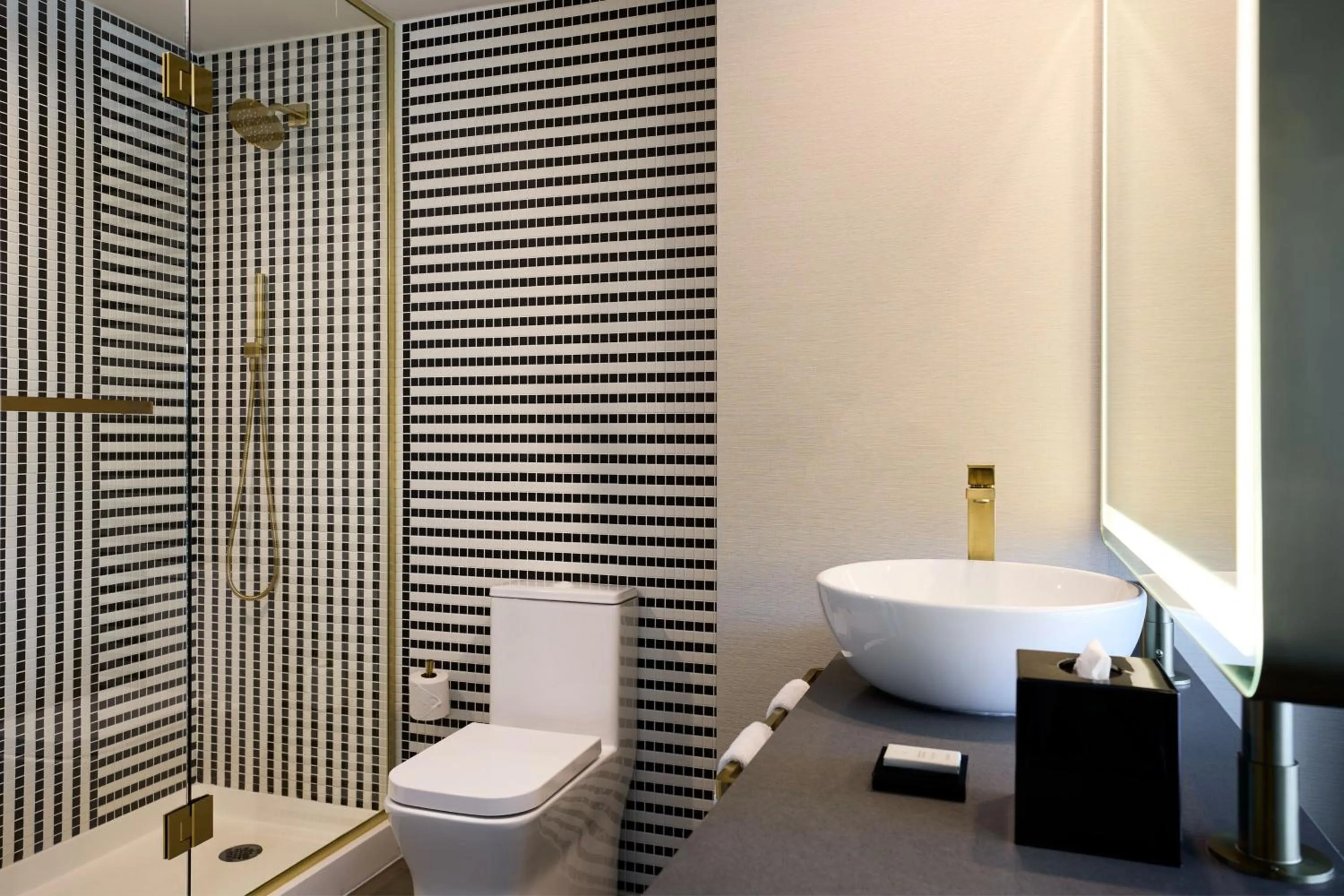 Bathroom in Renaissance New York Harlem Hotel