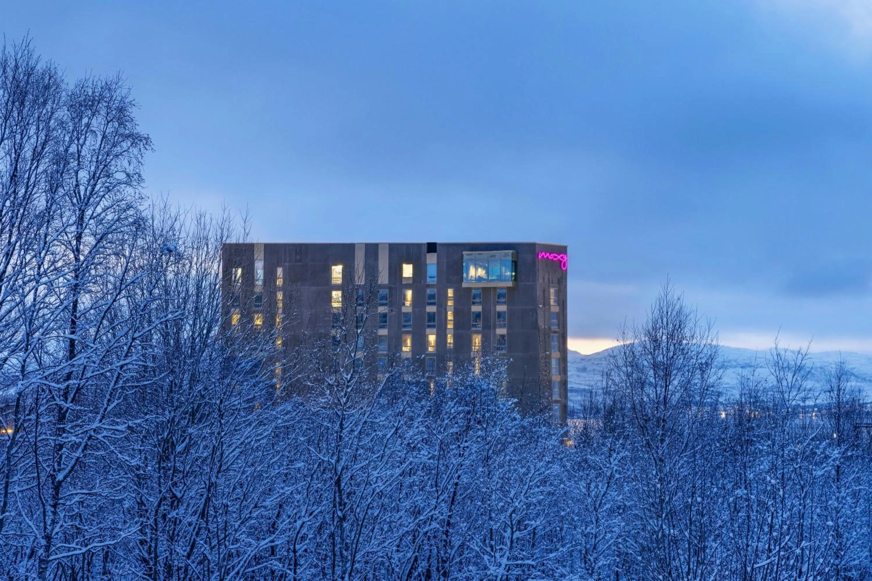View (from property/room) in Moxy Tromso