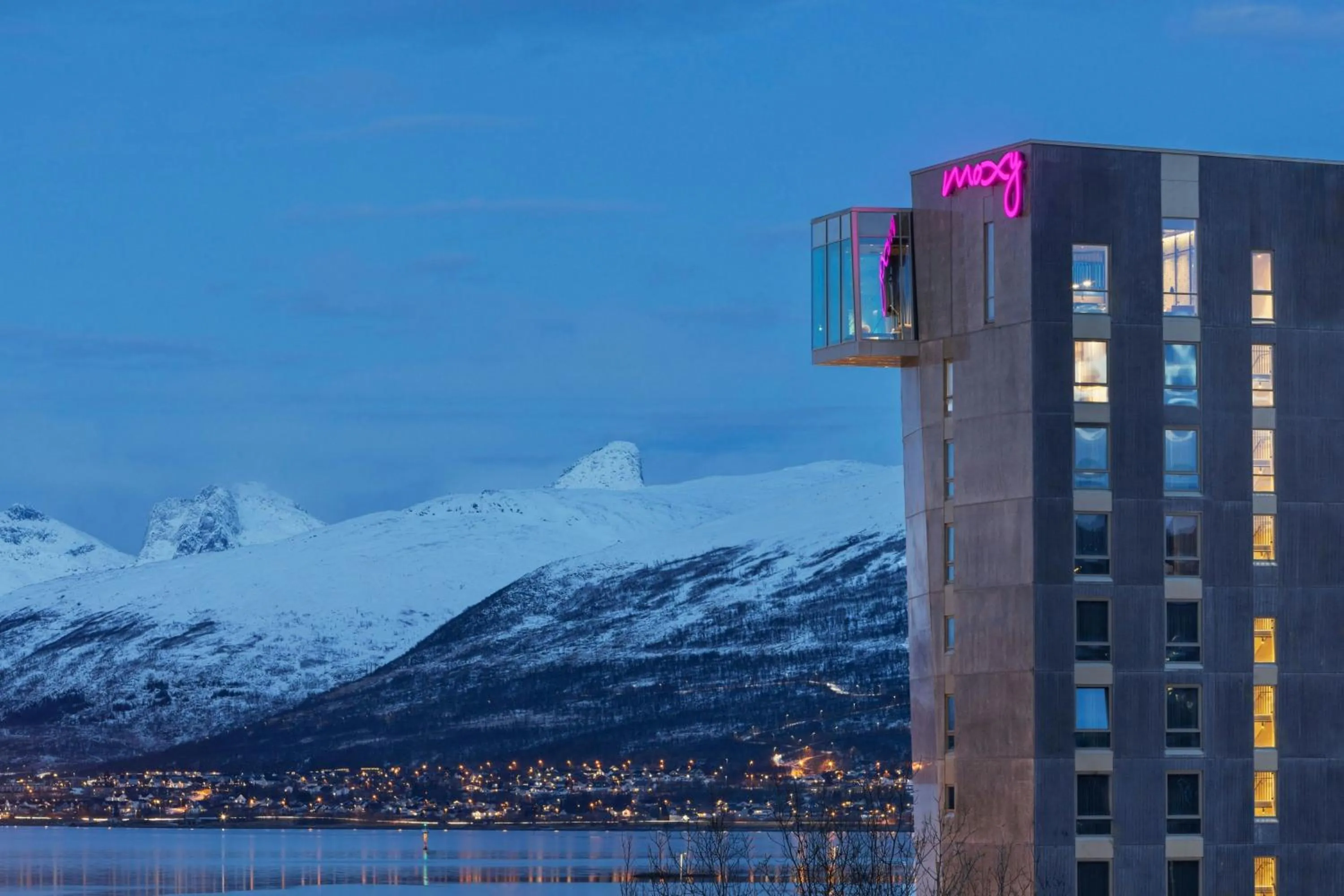 View (from property/room) in Moxy Tromso